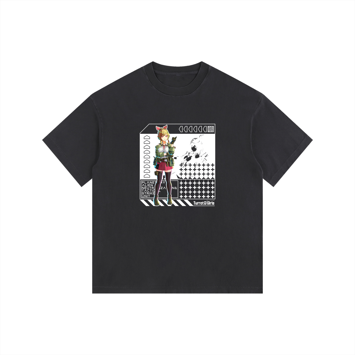 TurretGirls - STANDBY Oversized Tee