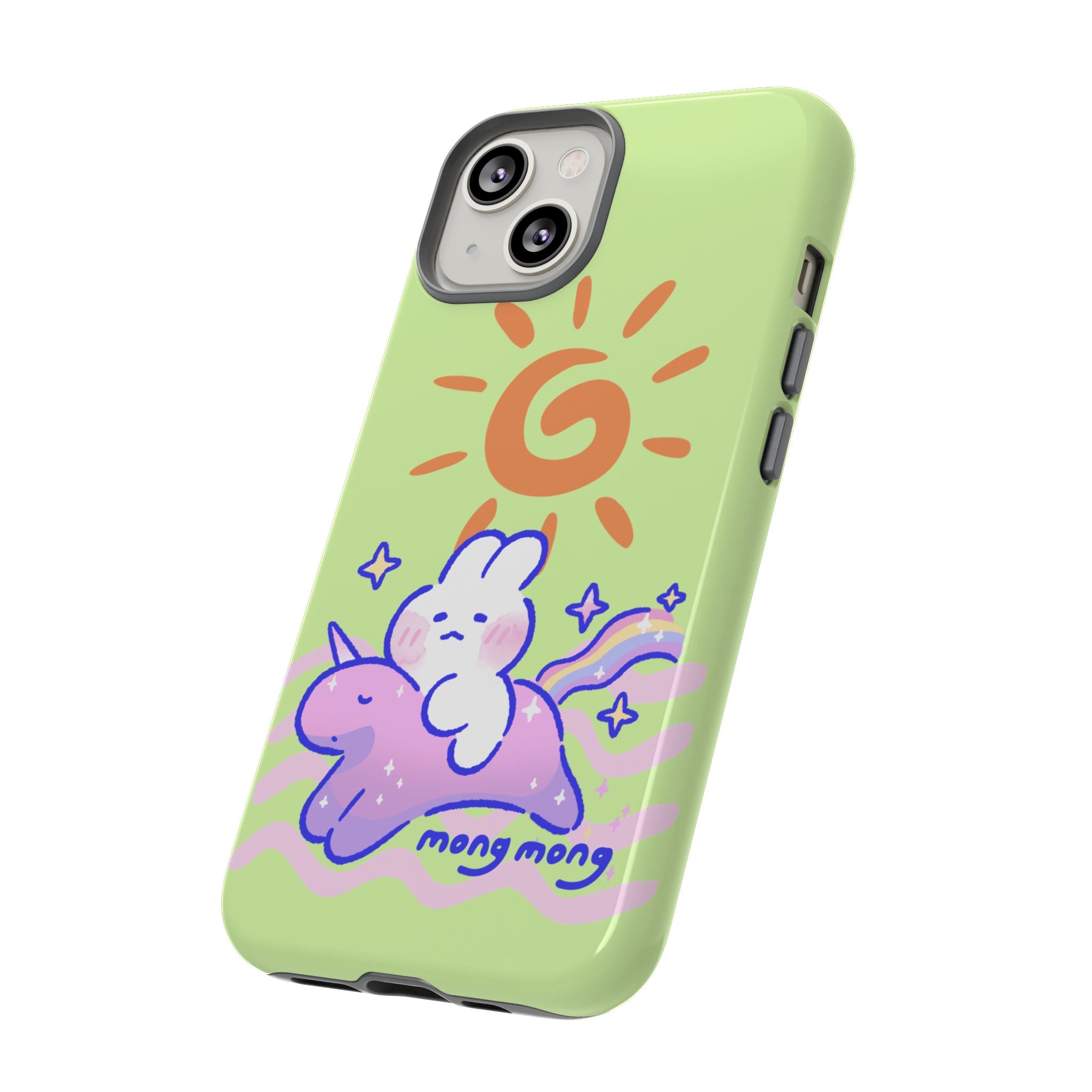 Lovely Mong Mong Ride a Unicorn Phone Case