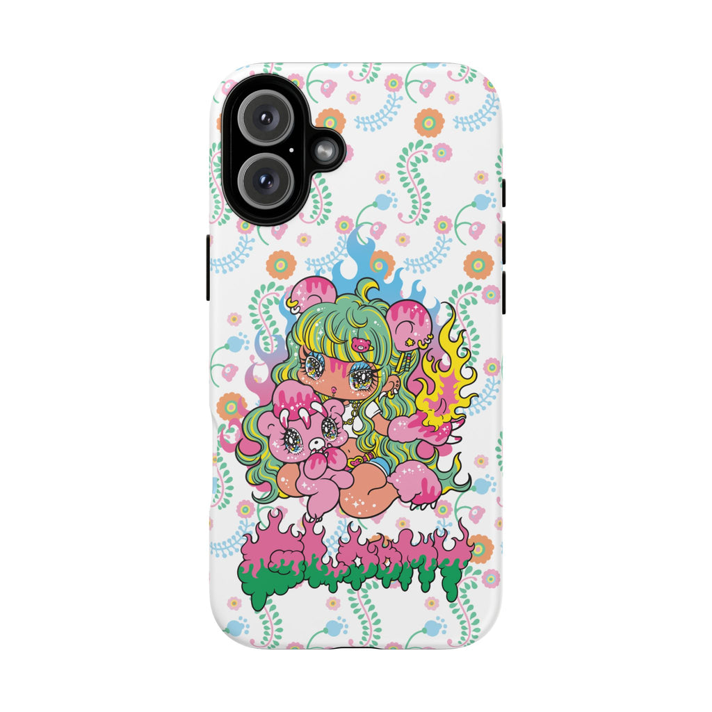 YURIE SEKIYA X GLOOMY BEAR ⭐️ FIRE GIRL PHONE CASE