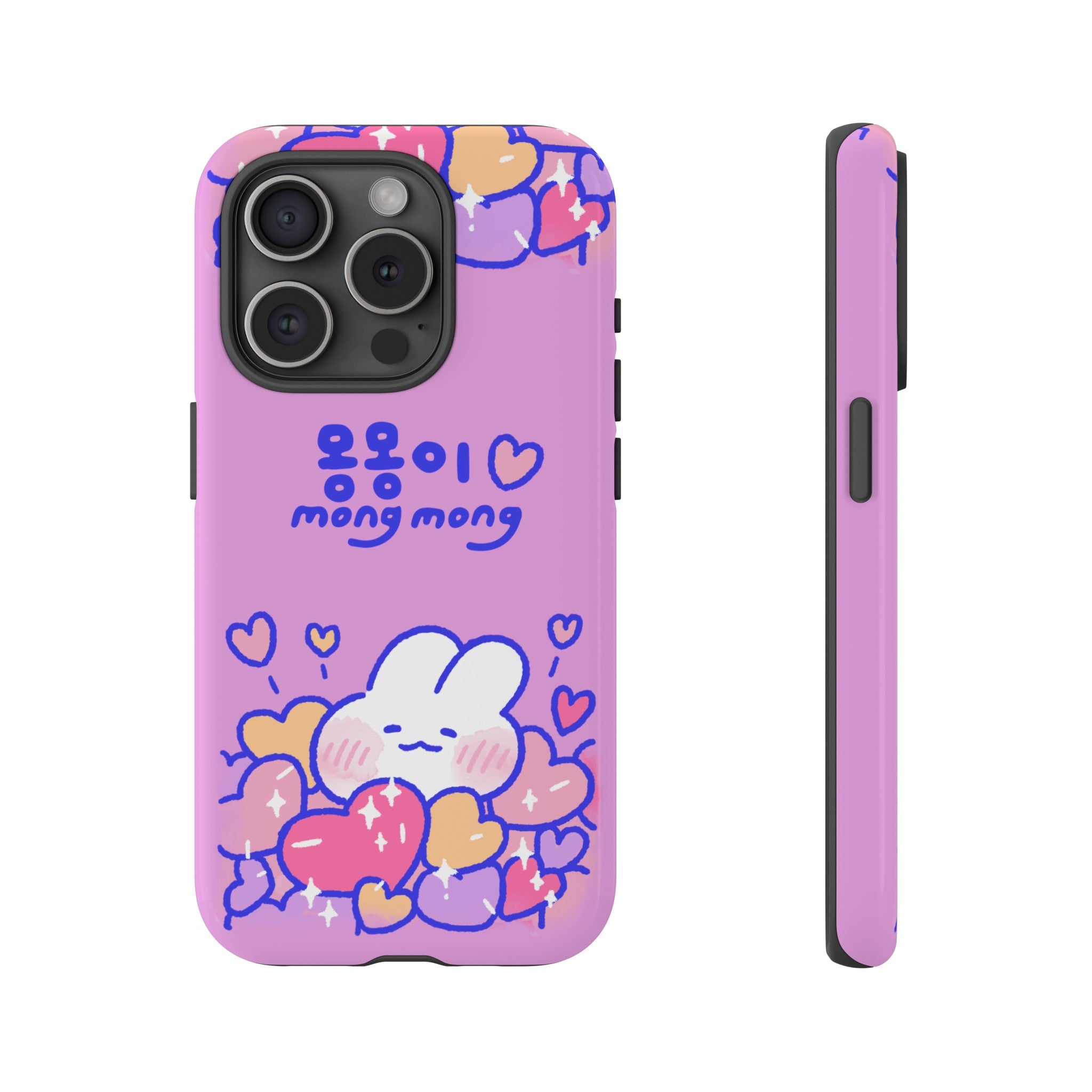 Lovely Mong Mong Heart Bath Phone Case