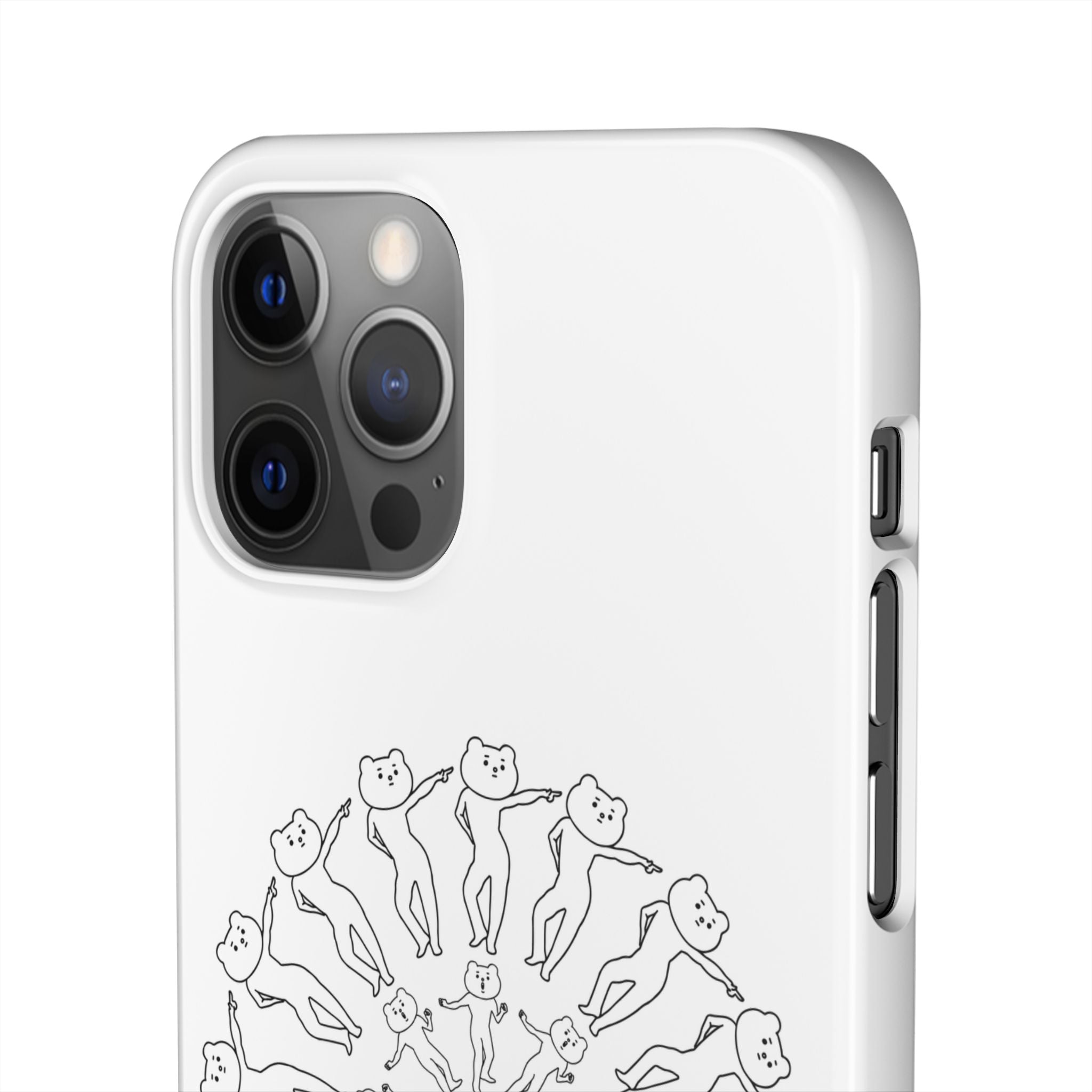 Betakkuma Swirl Pattern Phone Case