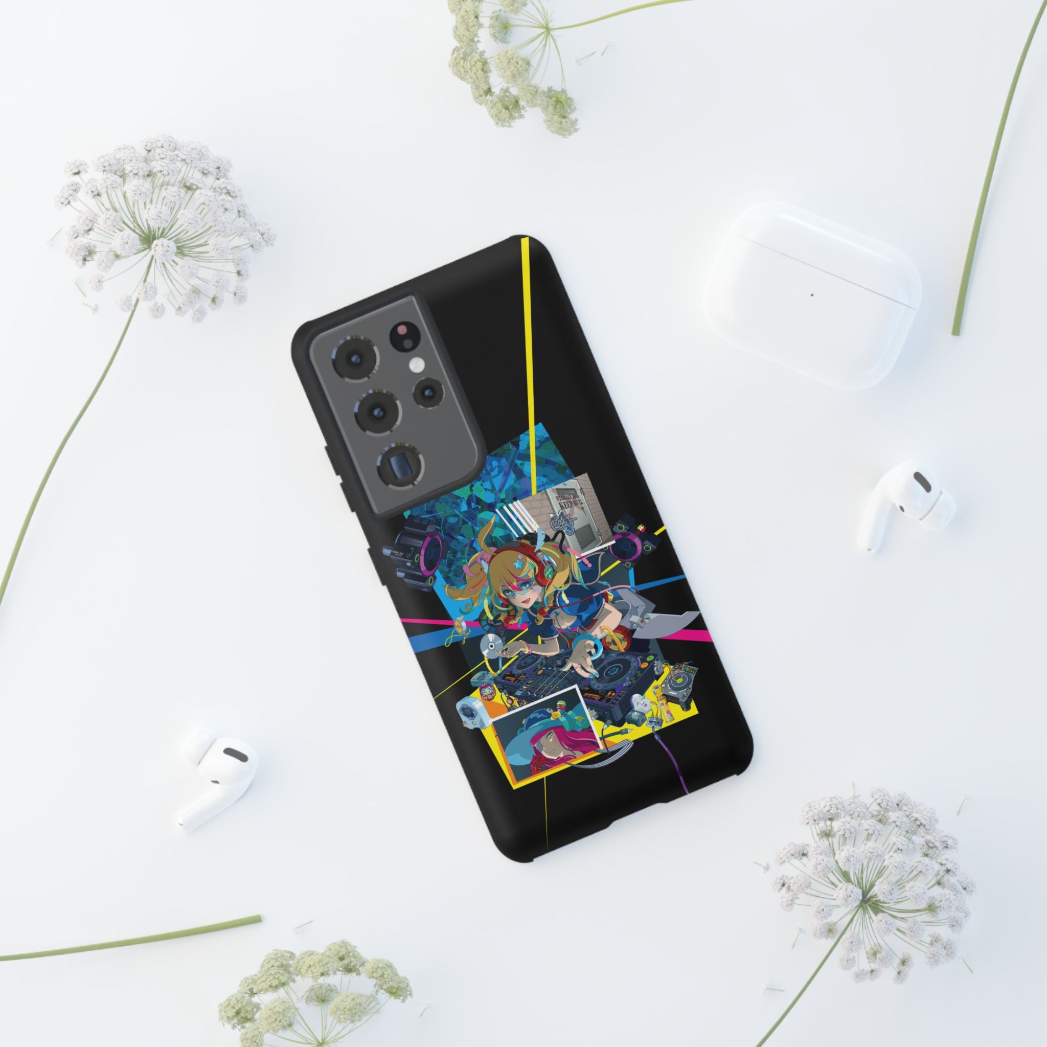 HYPERSONIC music club DJ VAL - Tough Phone Case