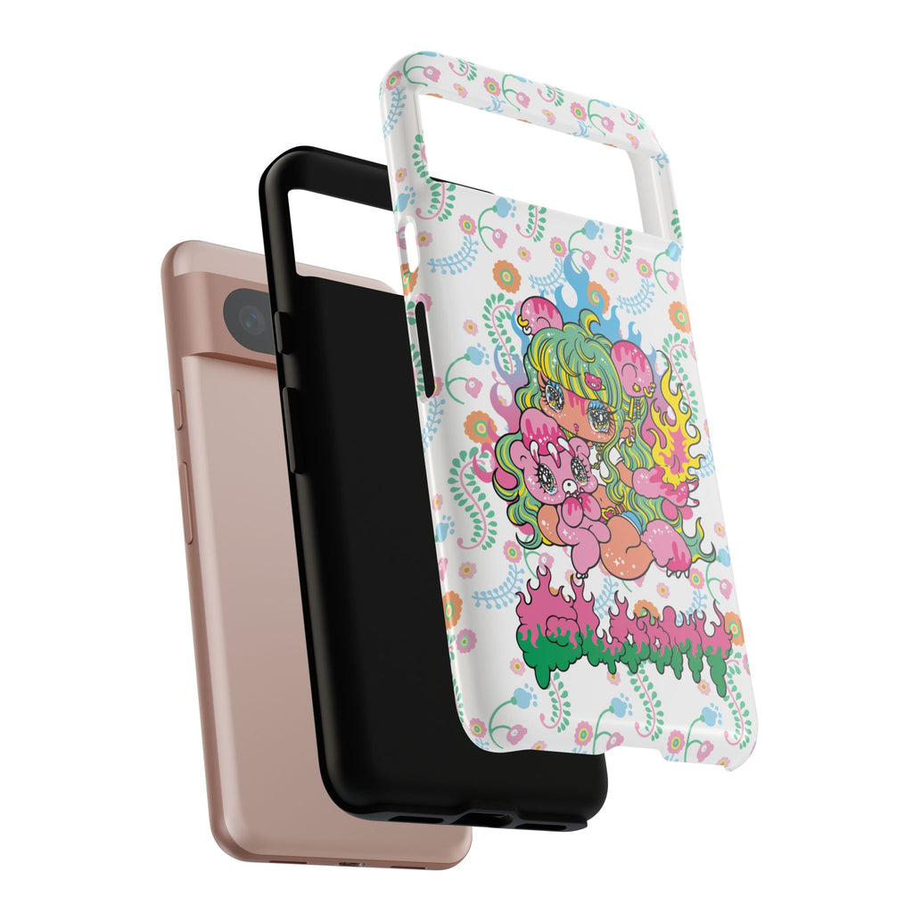 YURIE SEKIYA X GLOOMY BEAR ⭐️ FIRE GIRL PHONE CASE