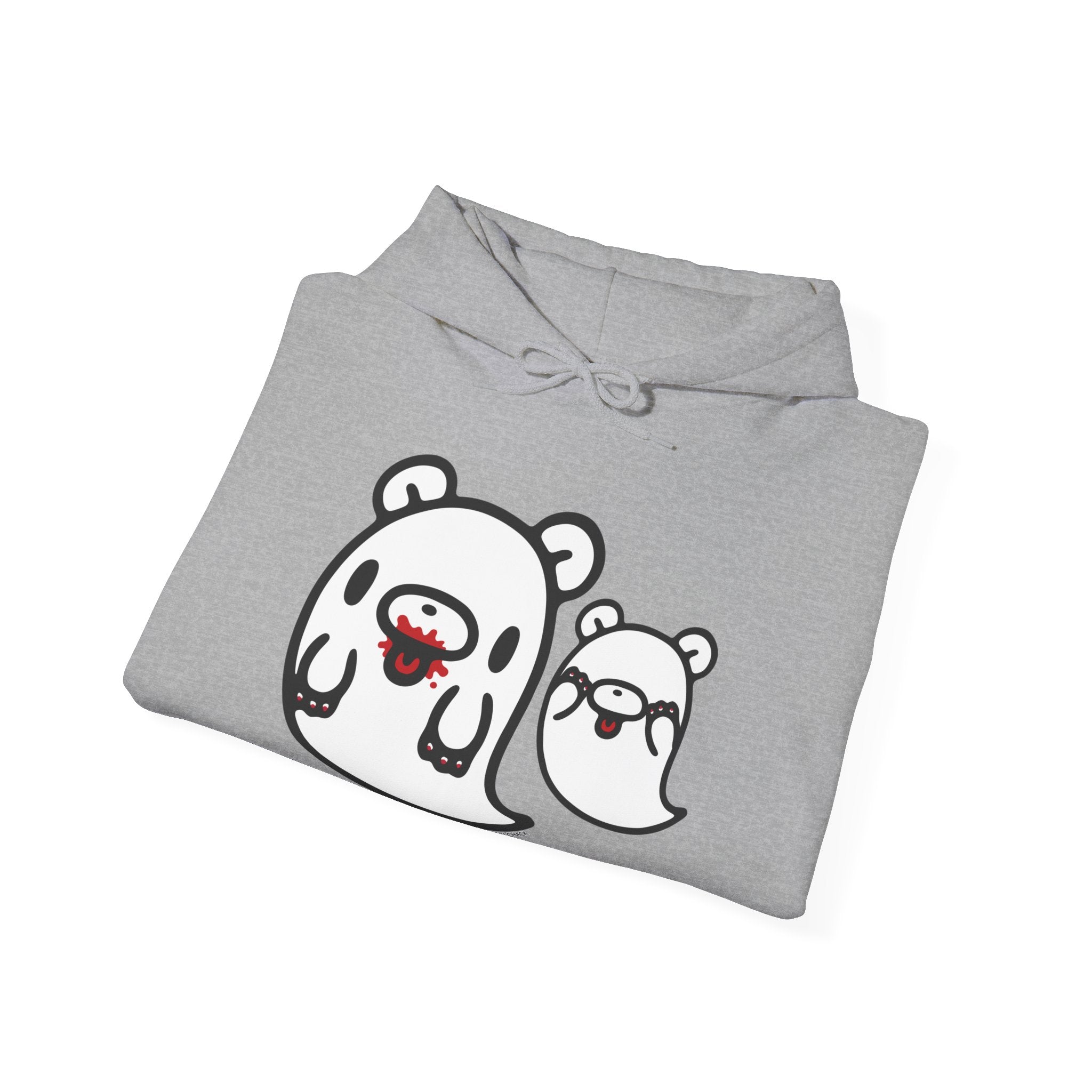 Halloween Ghostie Gloomy Bear - Traditional Hoodie