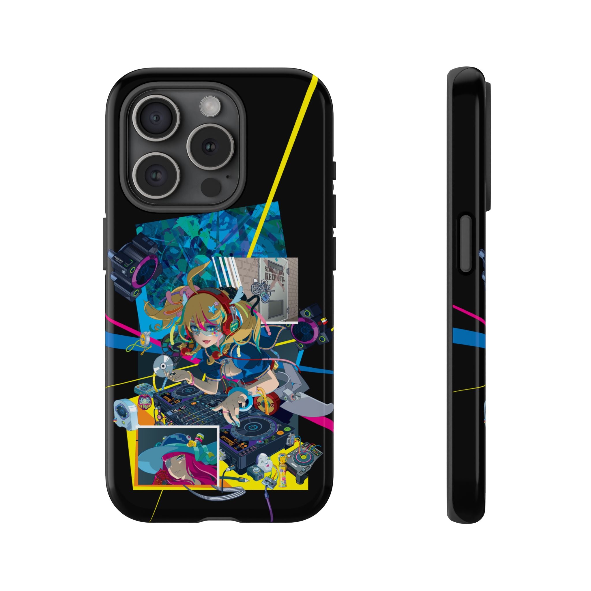 HYPERSONIC music club DJ VAL - Tough Phone Case