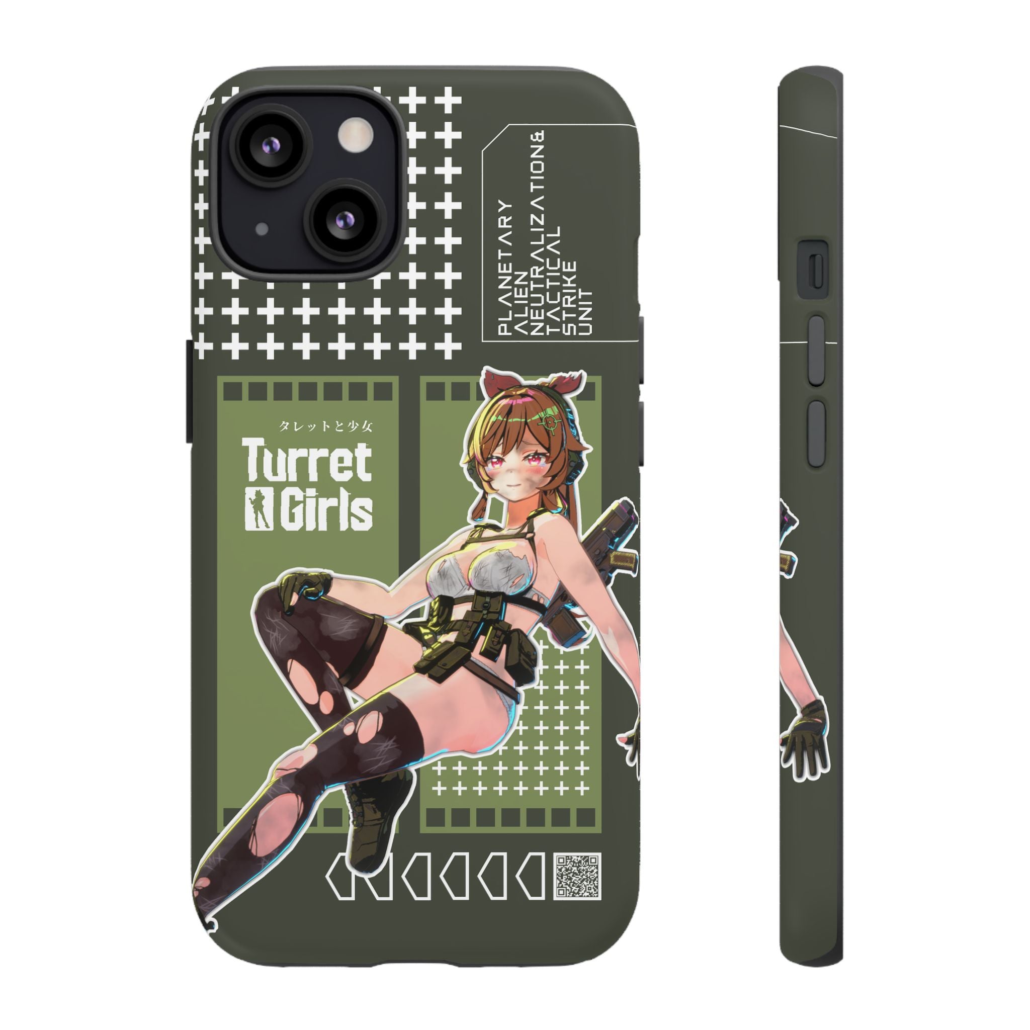 タレットガールズ - ぼろぼろのスマホケース