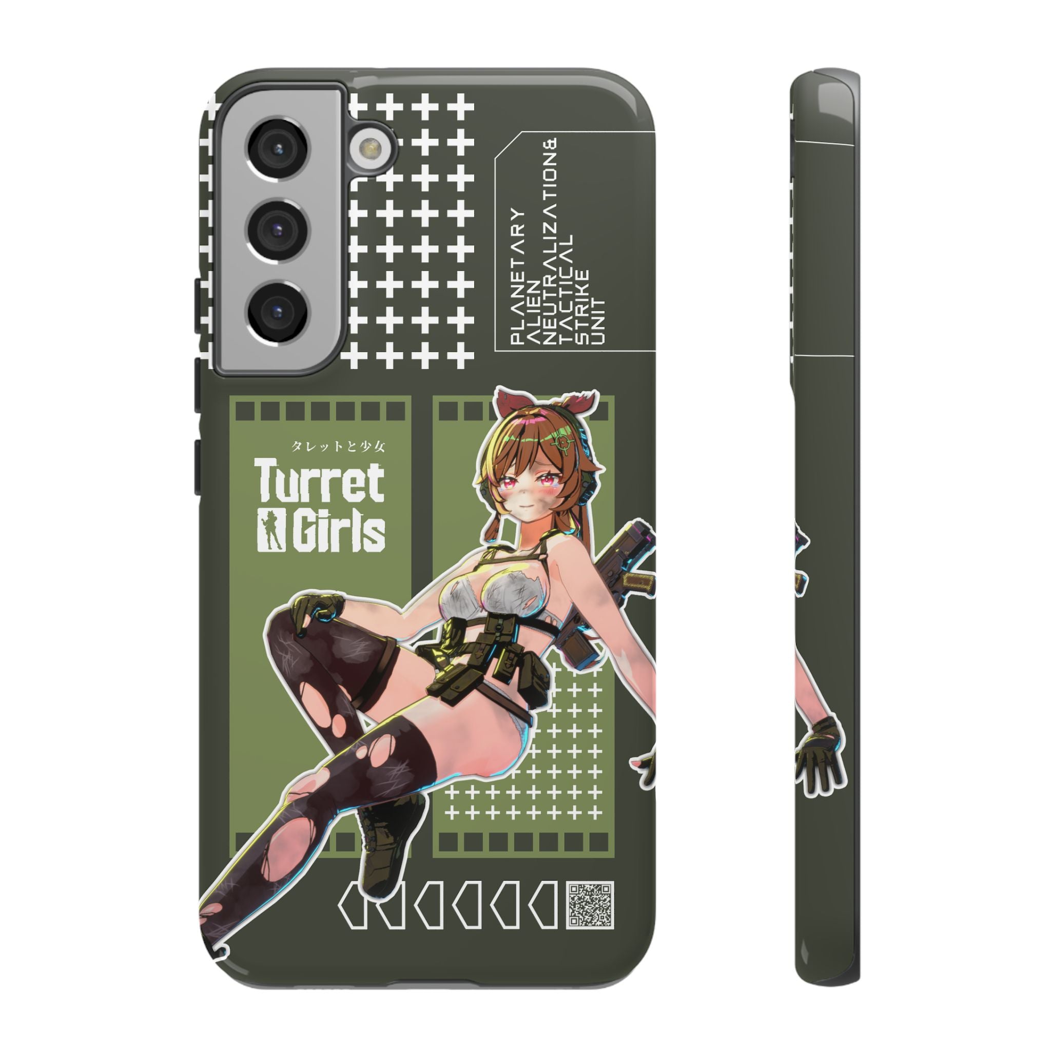 タレットガールズ - ぼろぼろのスマホケース