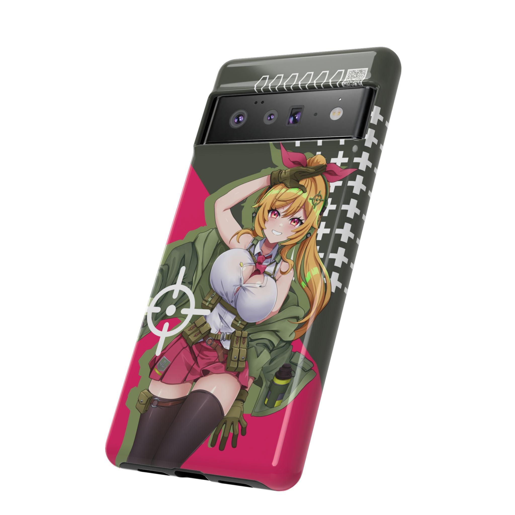 タレットガールズ - ロックオン スマホケース