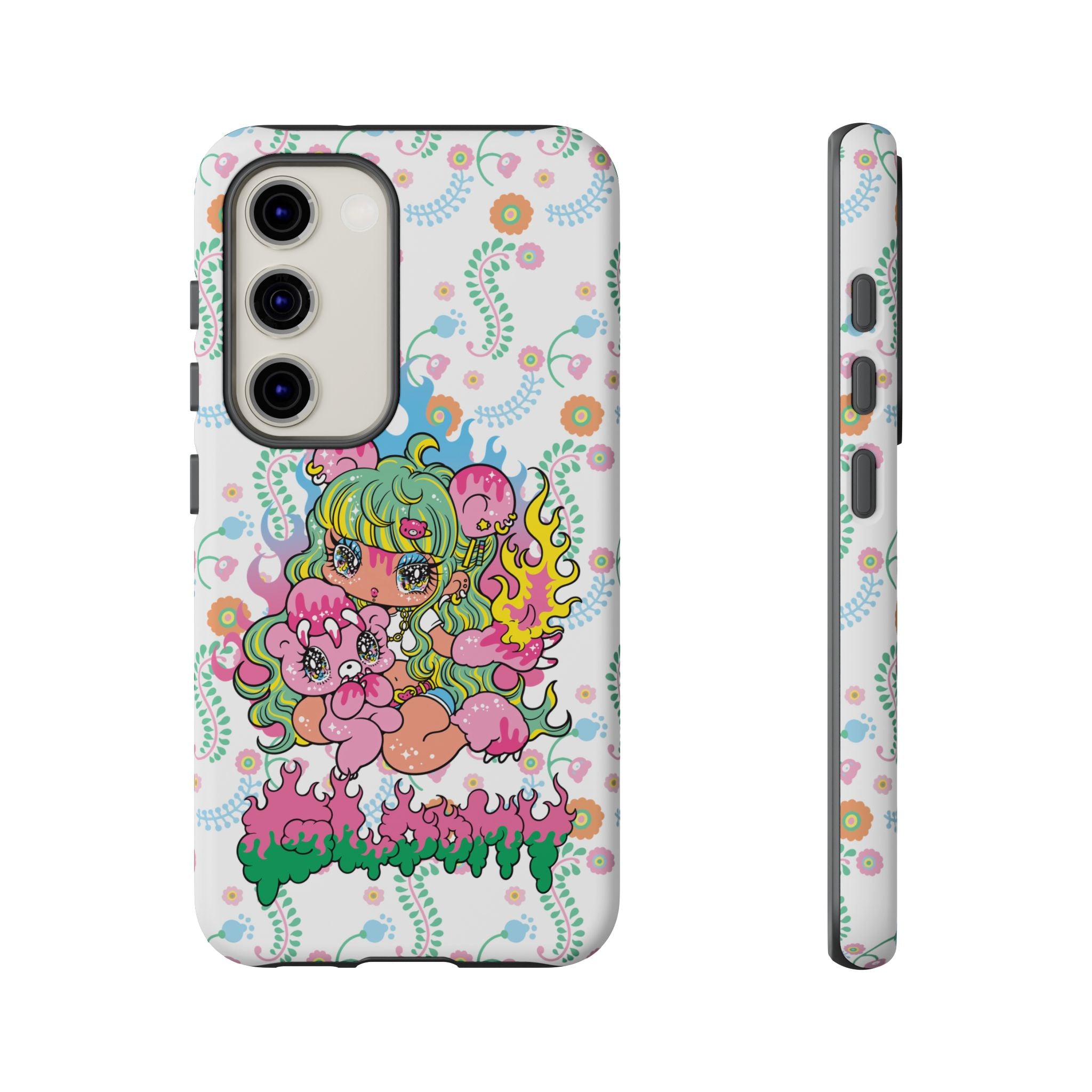 YURIE SEKIYA X GLOOMY BEAR ⭐️ FIRE GIRL PHONE CASE