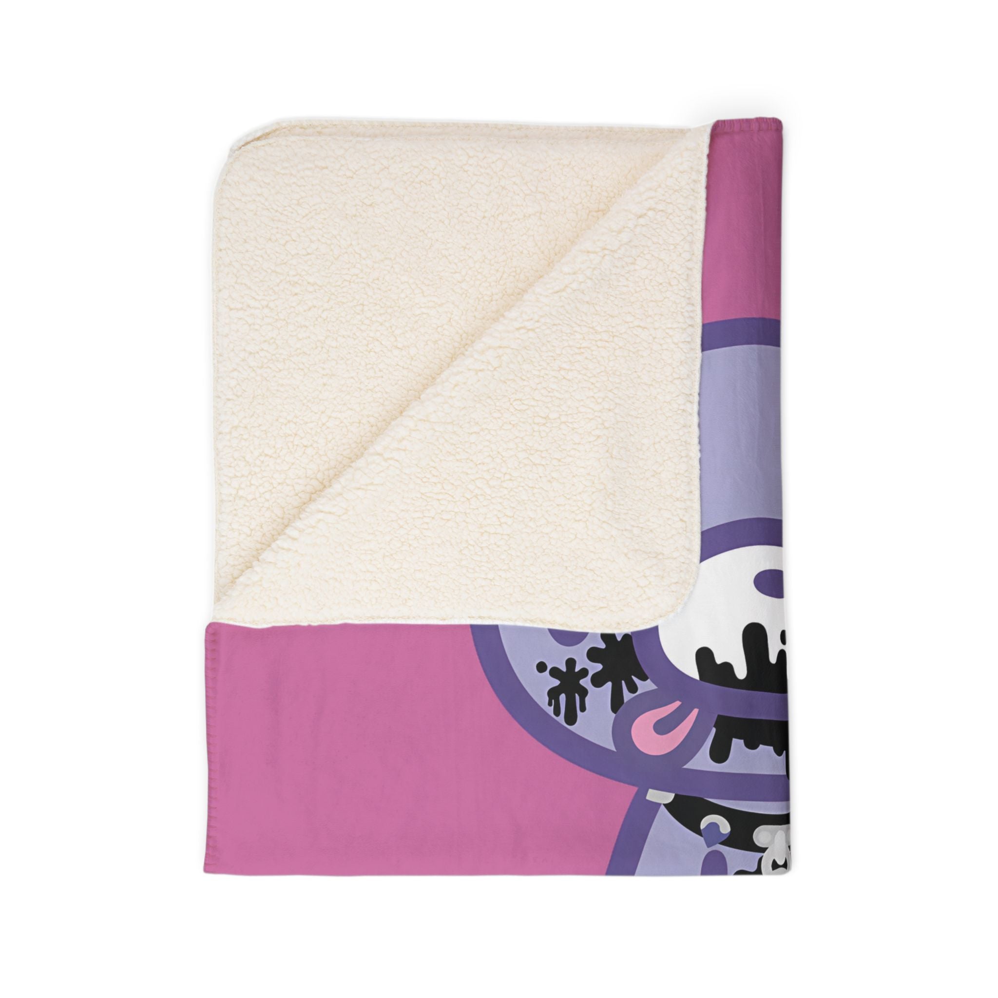 Gloomy Bear x DEDGRL6 "Yum Yum Jelly" Fleece Sherpa Blanket
