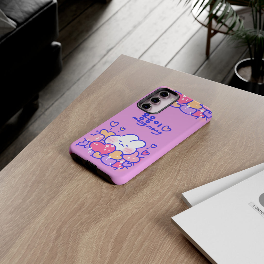 Lovely Mong Mong Heart Bath Phone Case