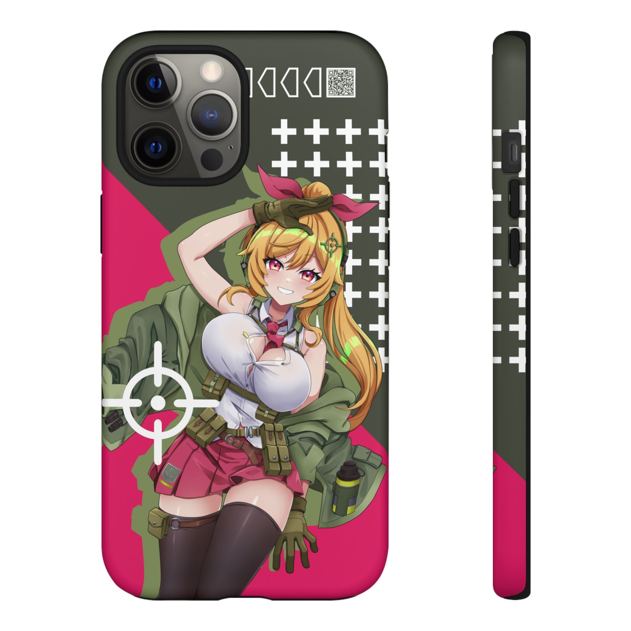 タレットガールズ - ロックオン スマホケース