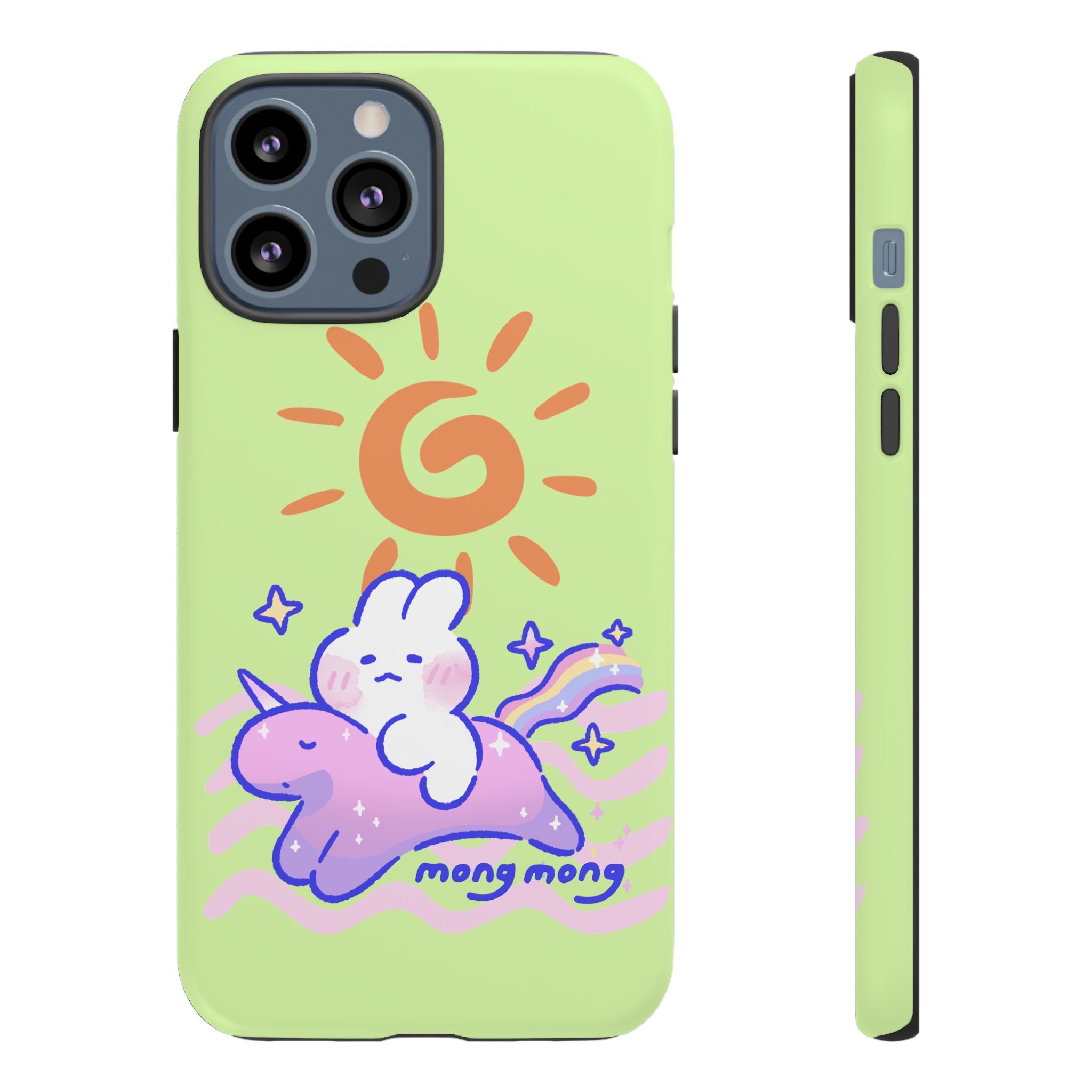 Lovely Mong Mong Ride a Unicorn Phone Case
