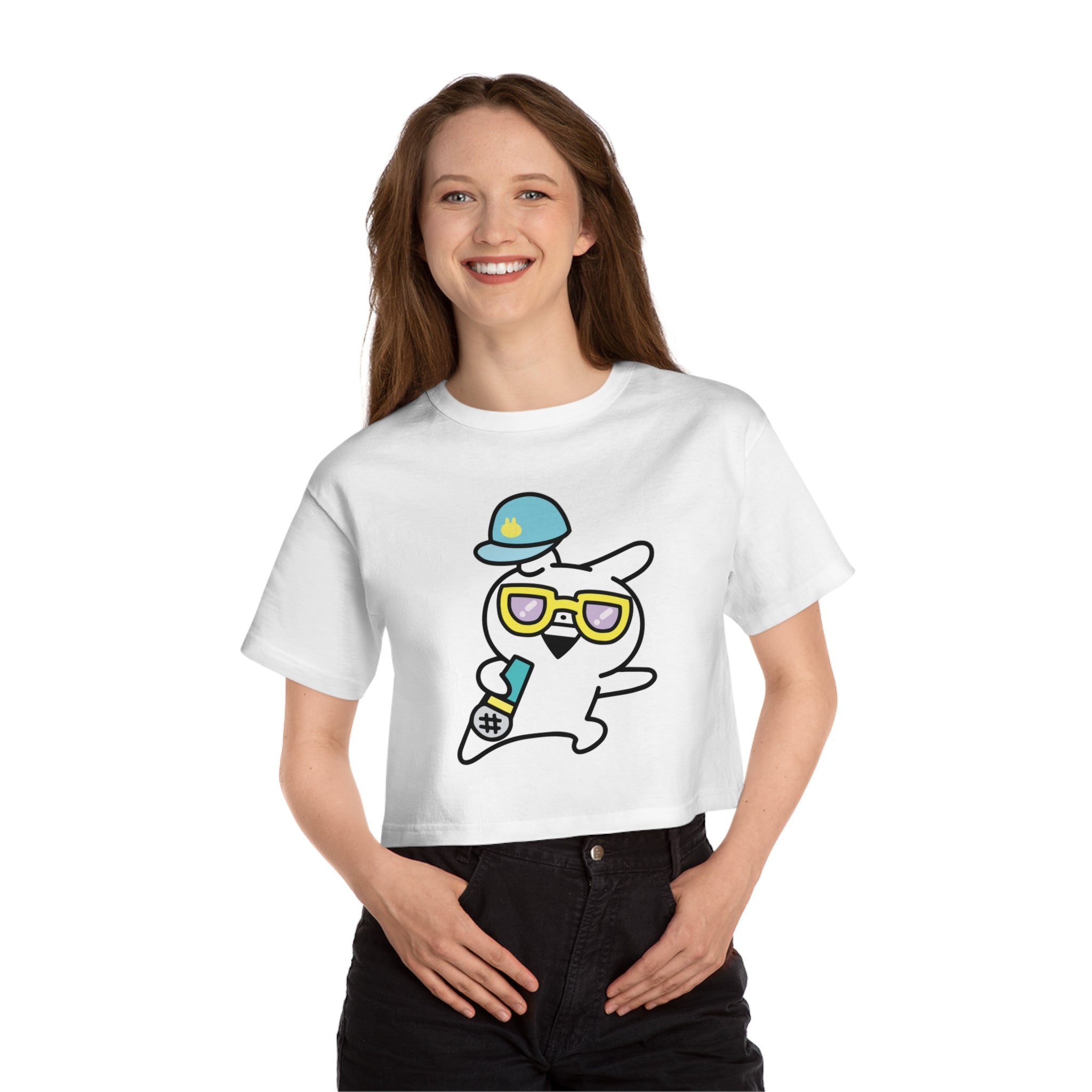 Usagyuuun T Champion Women's Heritage Cropped T-Shirt