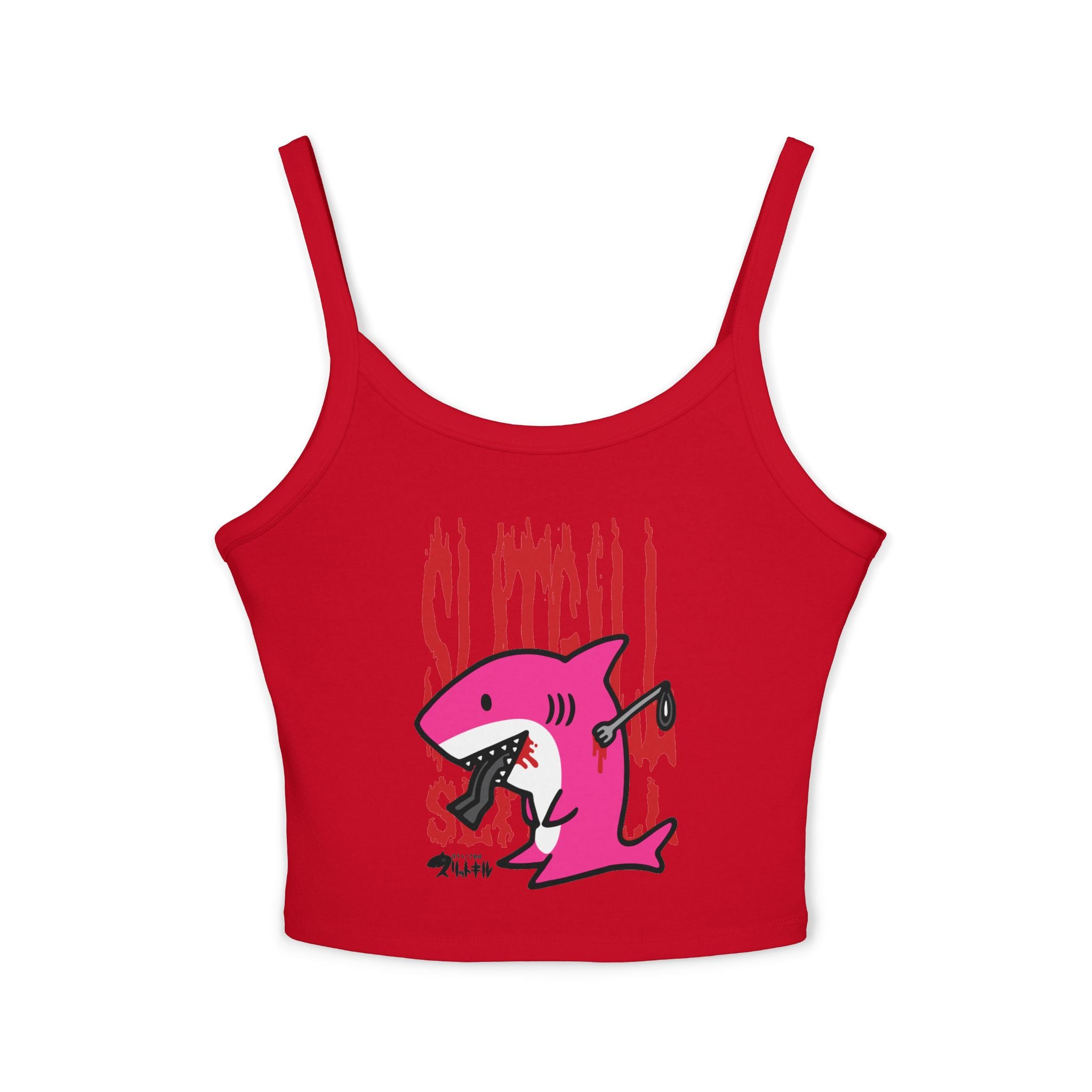 Slitgill Pink Spaghetti Strap Tank Top
