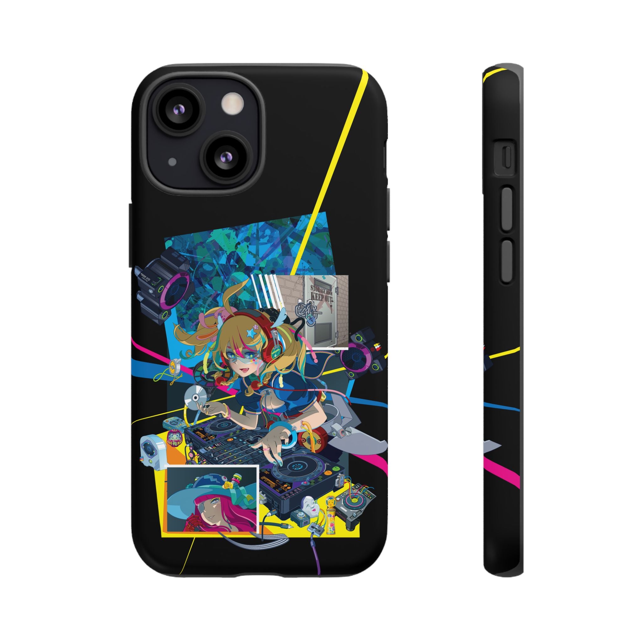HYPERSONIC music club DJ VAL - Tough Phone Case