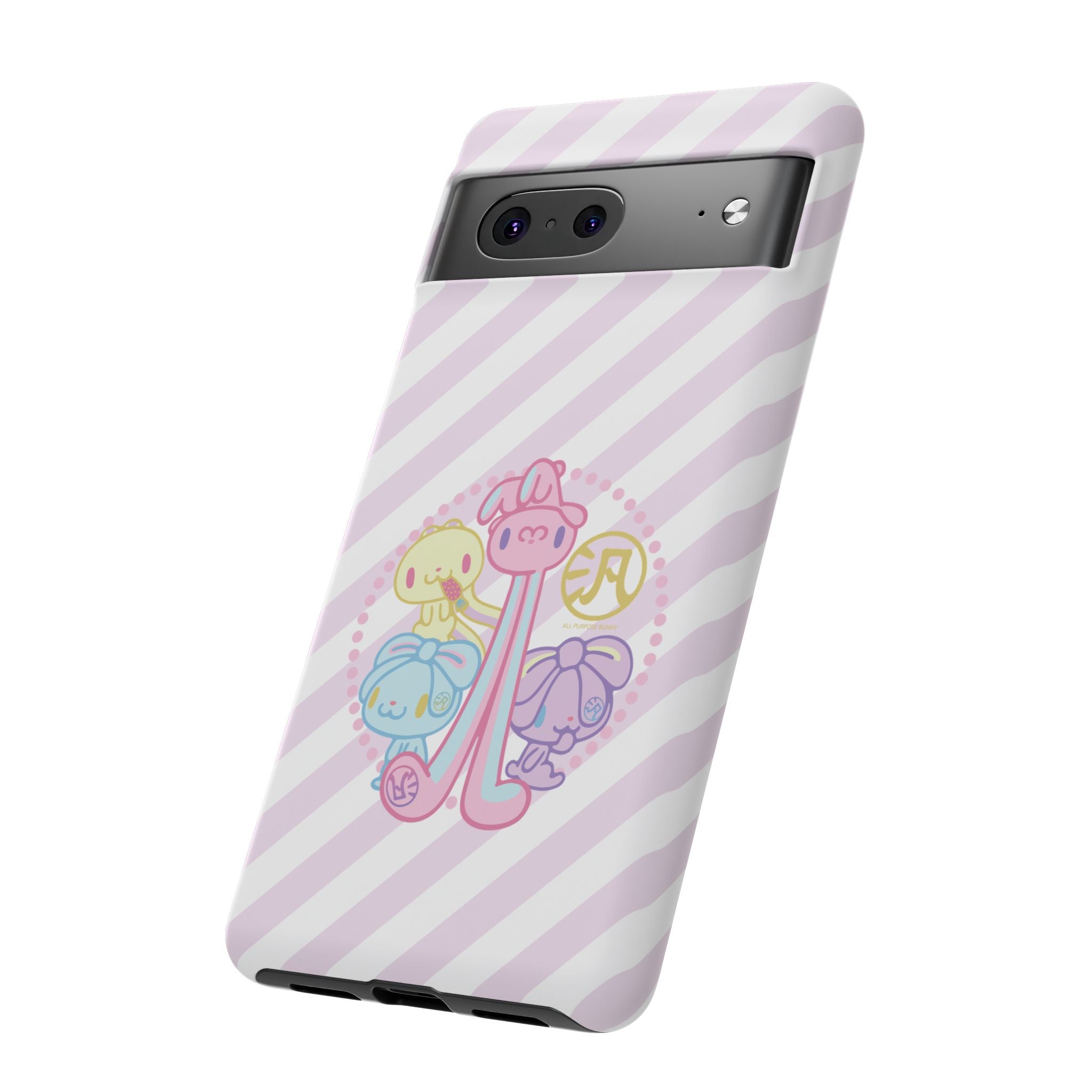 All Purpose Bunny Group Pastel Phone Case