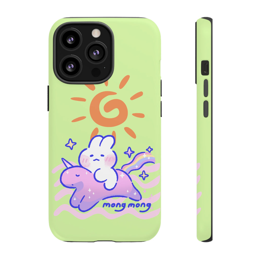 Lovely Mong Mong Ride a Unicorn Phone Case