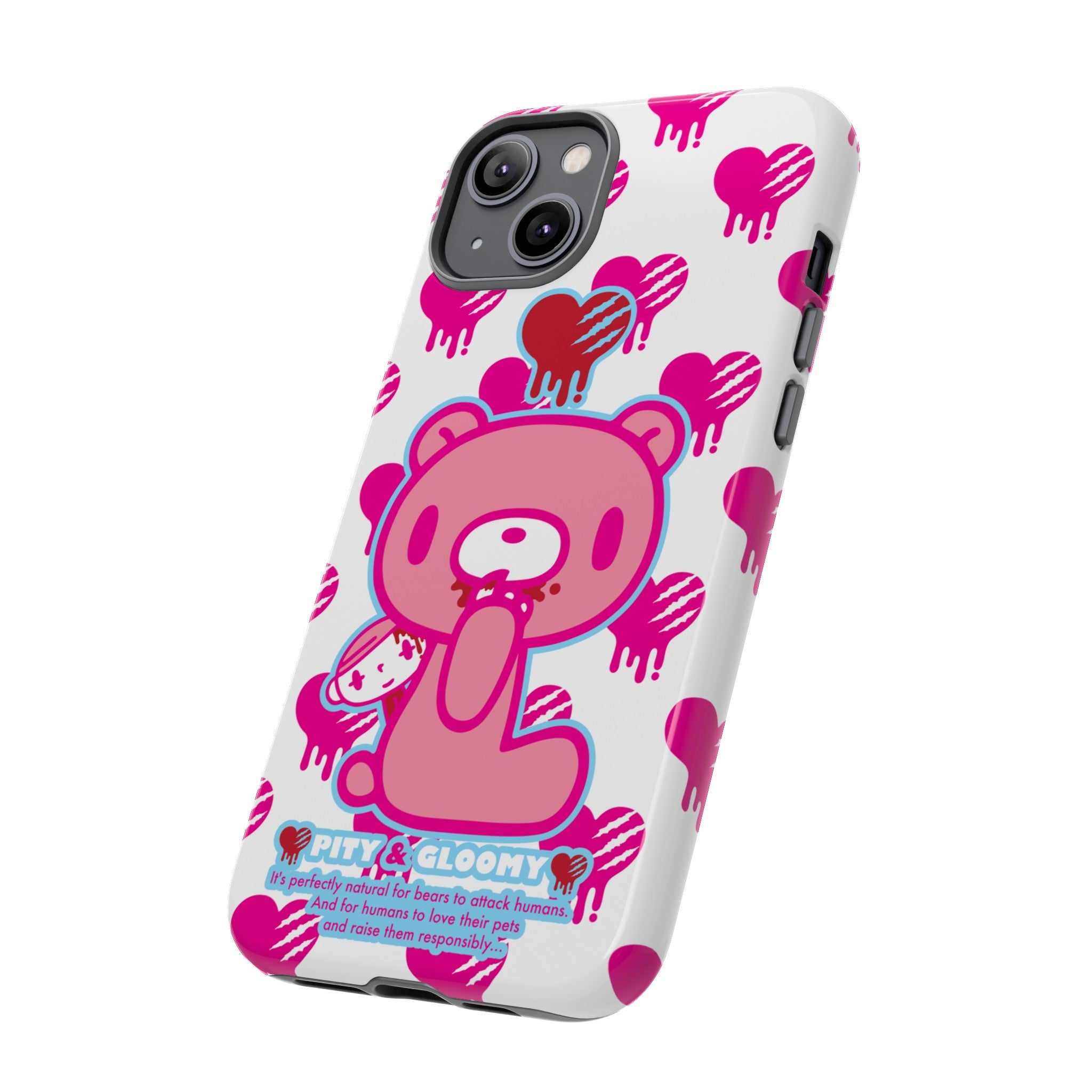 Gloomy Bear White Phone Case