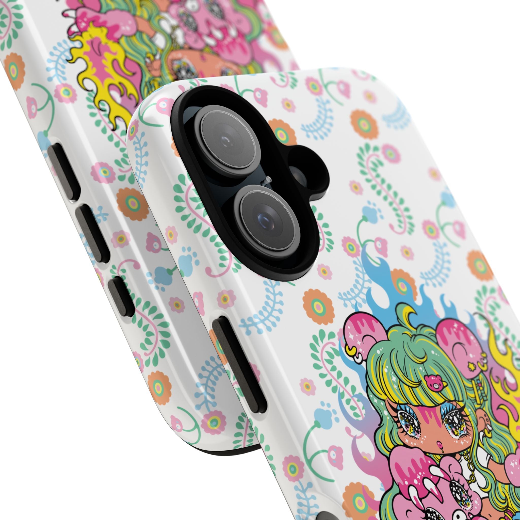 YURIE SEKIYA X GLOOMY BEAR ⭐️ FIRE GIRL PHONE CASE