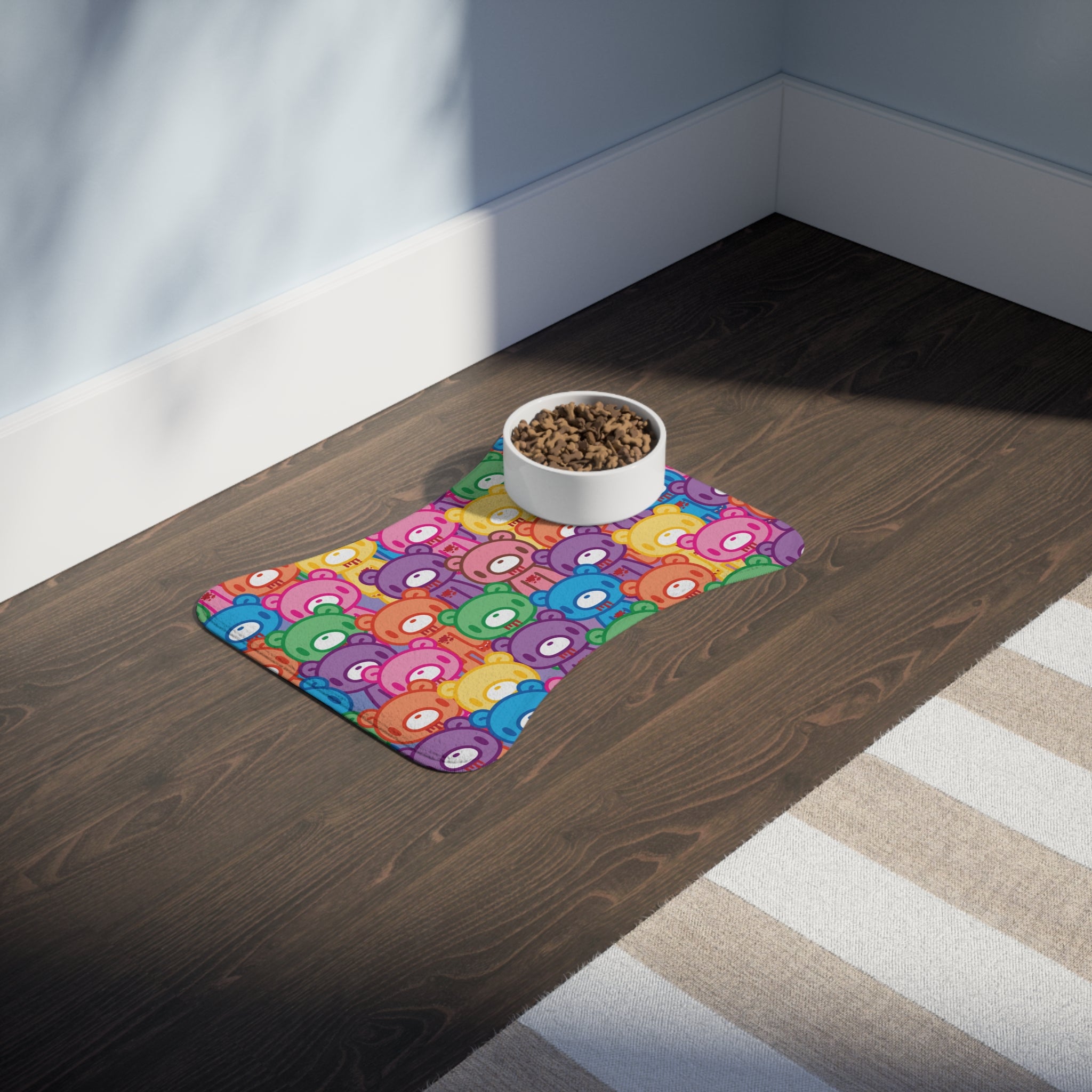 Gloomy Bear "Rainbow Dreams" Pet Feeding Mats