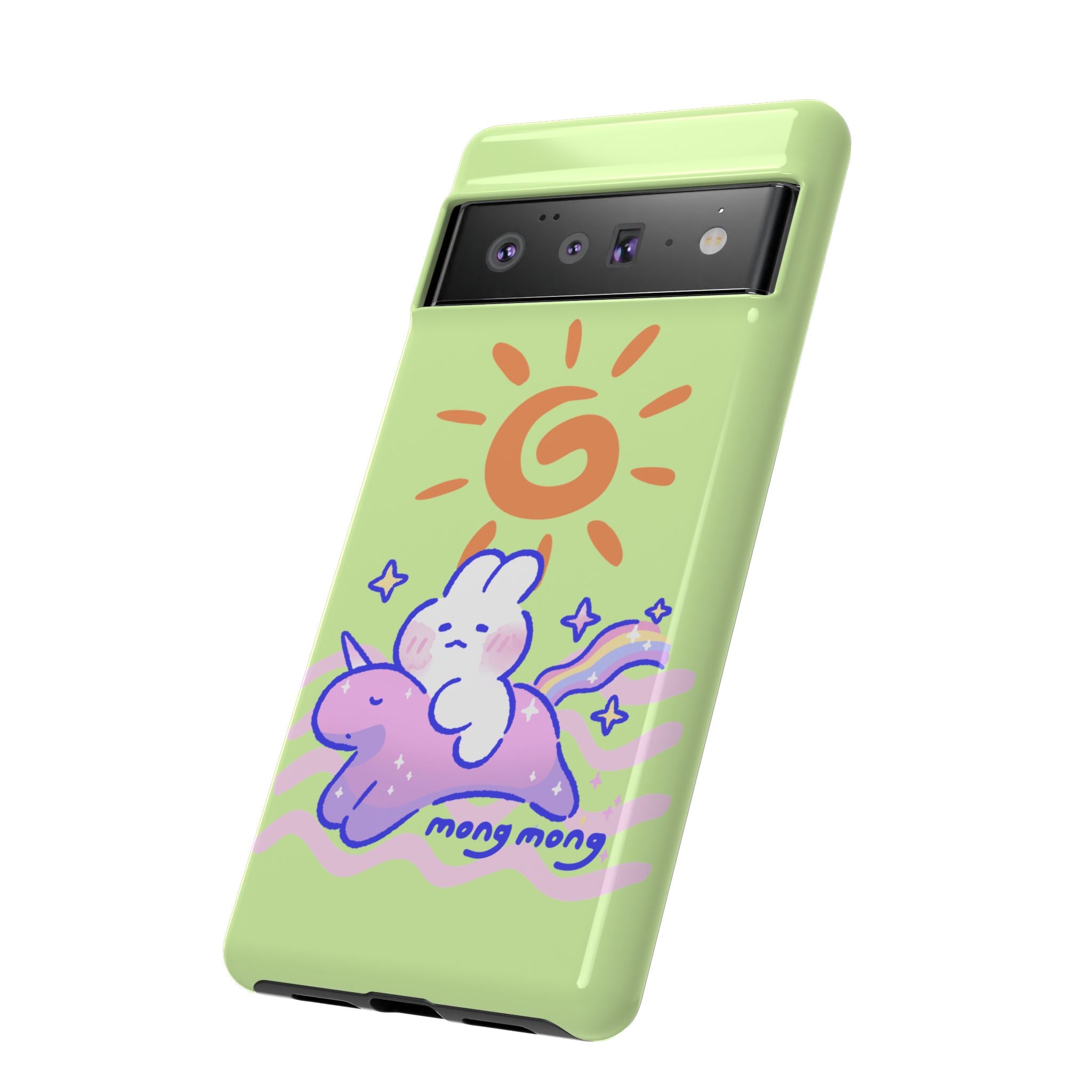 Lovely Mong Mong Ride a Unicorn Phone Case