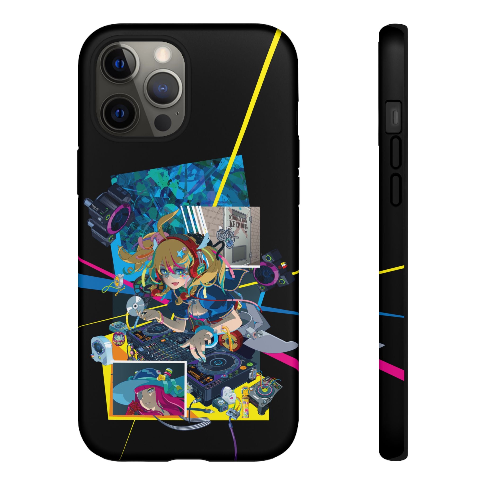HYPERSONIC music club DJ VAL - Tough Phone Case