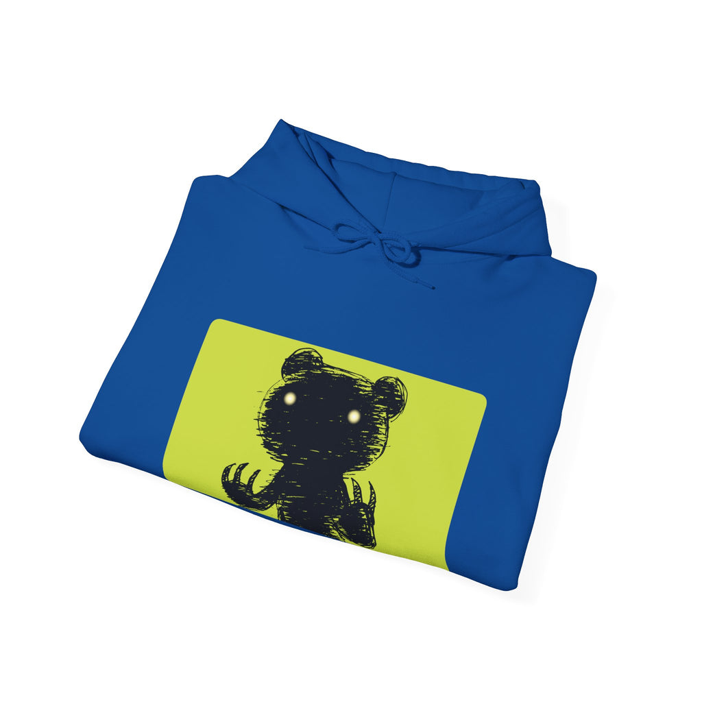 Green Block Abstraction Gloomy Bear Hoodie