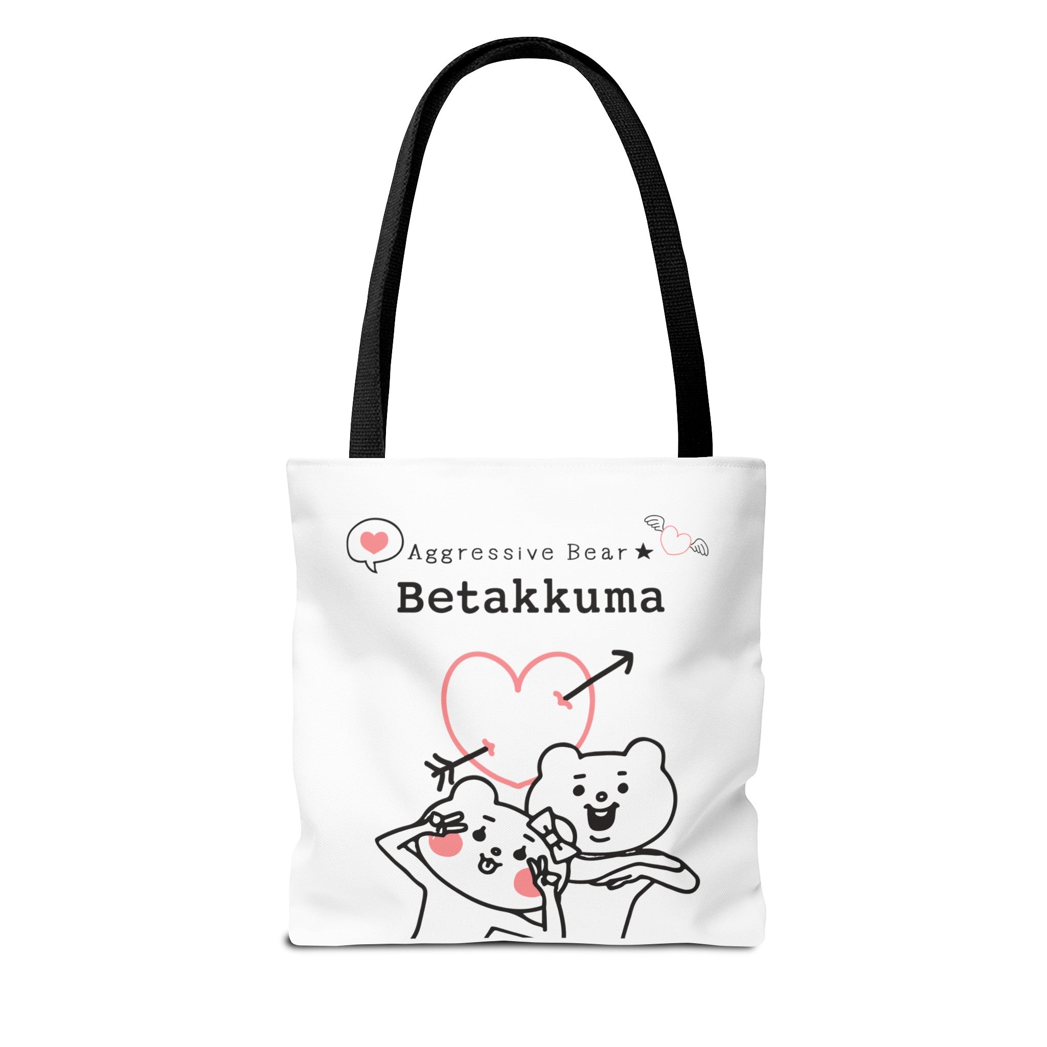Betakkuma Arrow Heart Tote Bag