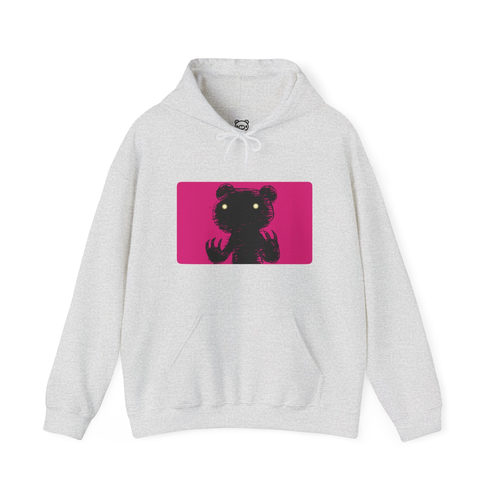Pink Block Abstraction Gloomy Bear Hoodie