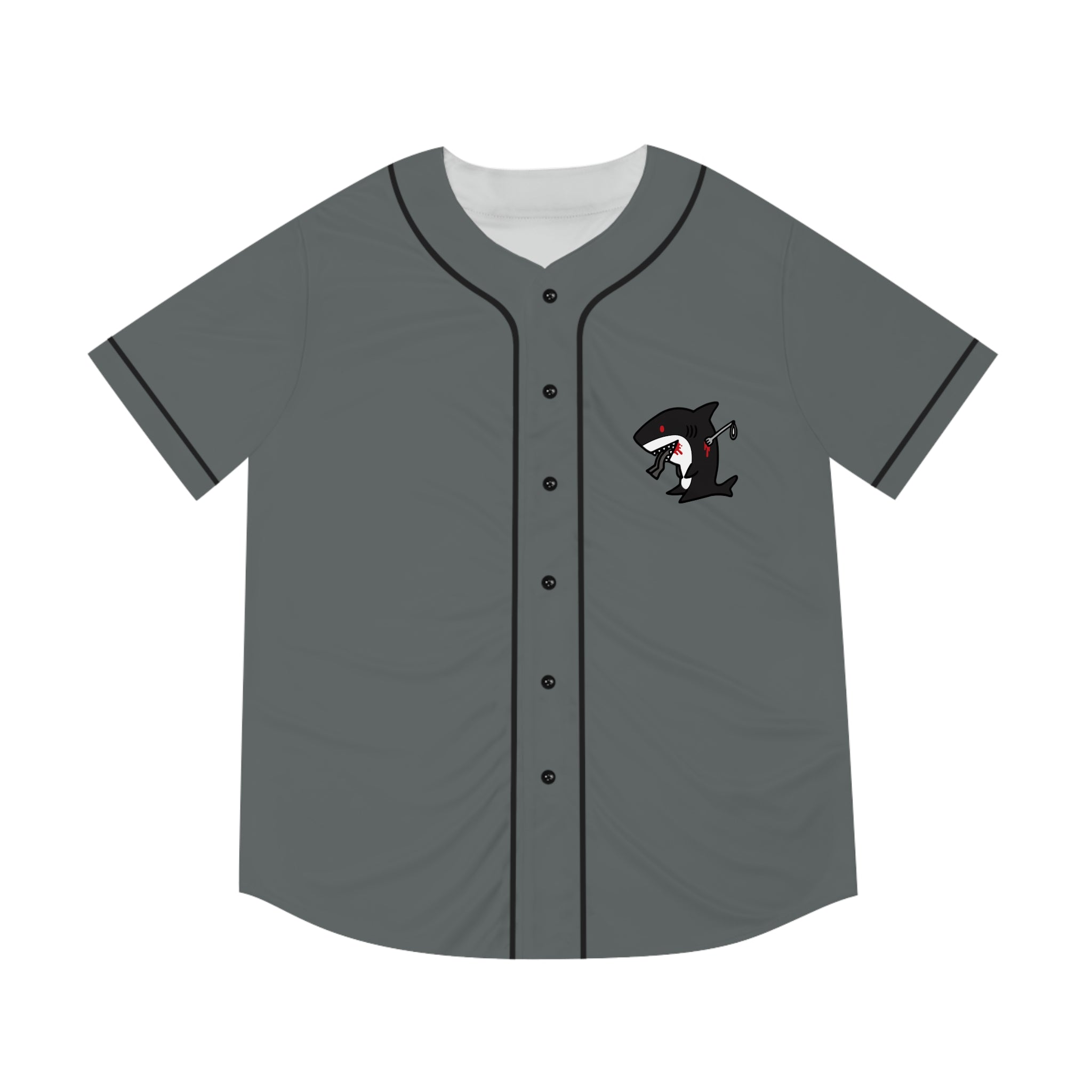 Black Slitgill Baseball Jersey (AOP)