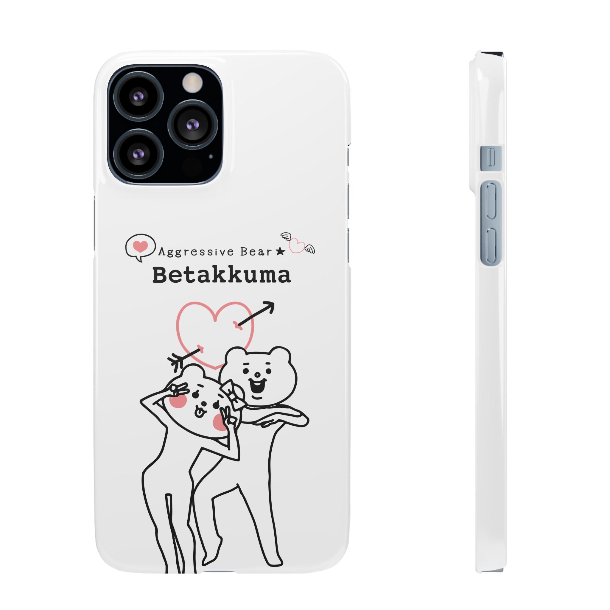 Betakkuma Arrow Heart Phone Case
