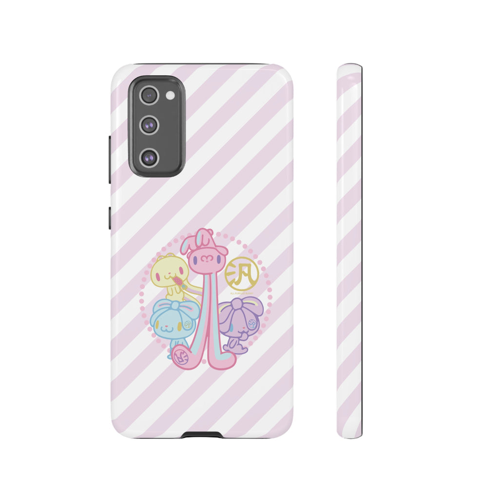 All Purpose Bunny Group Pastel Phone Case