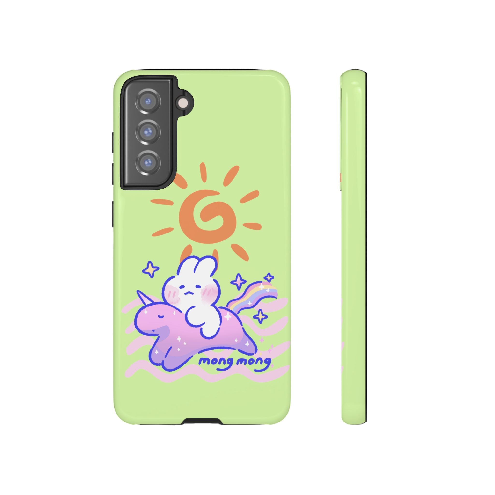 Lovely Mong Mong Ride a Unicorn Phone Case