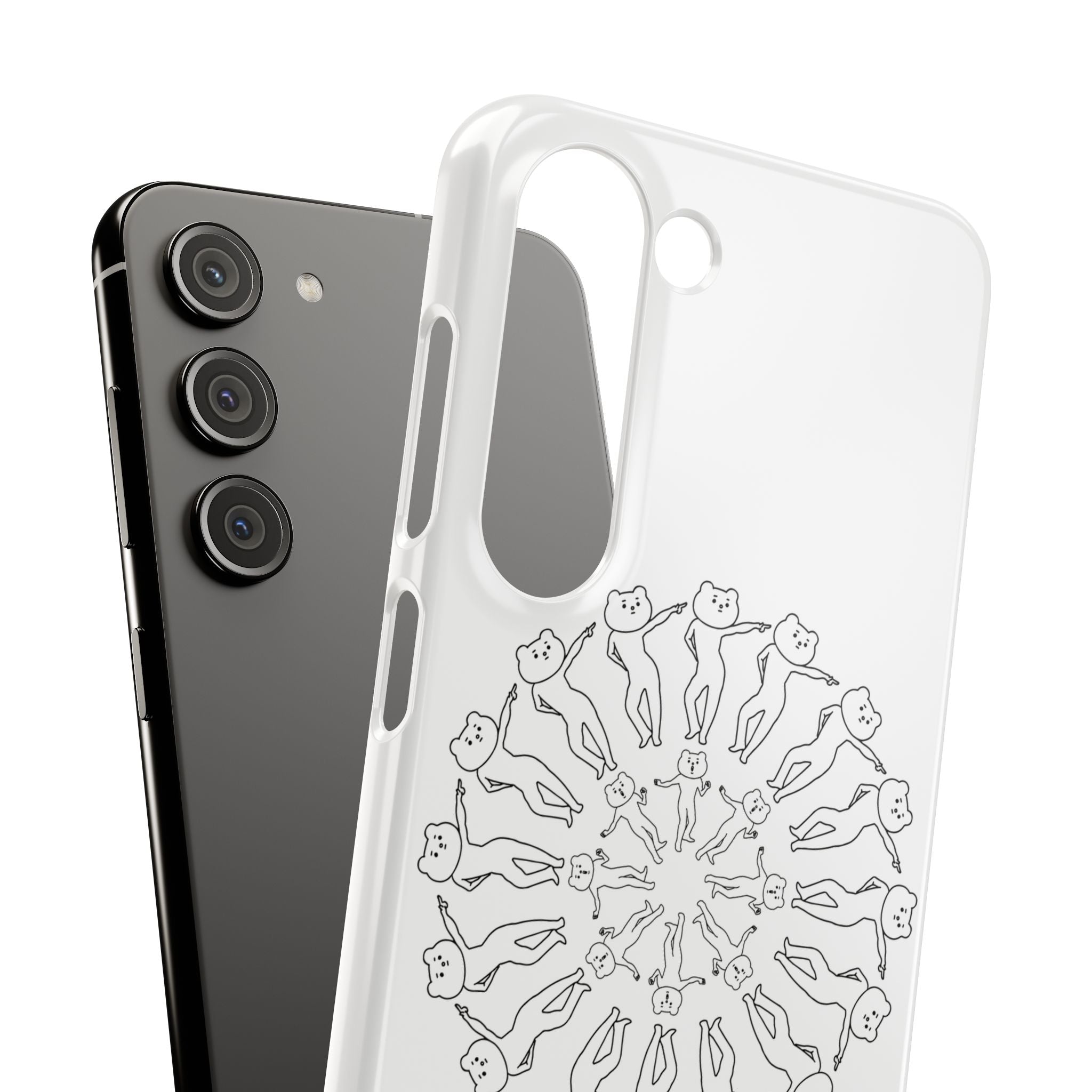 Betakkuma Swirl Pattern Phone Case