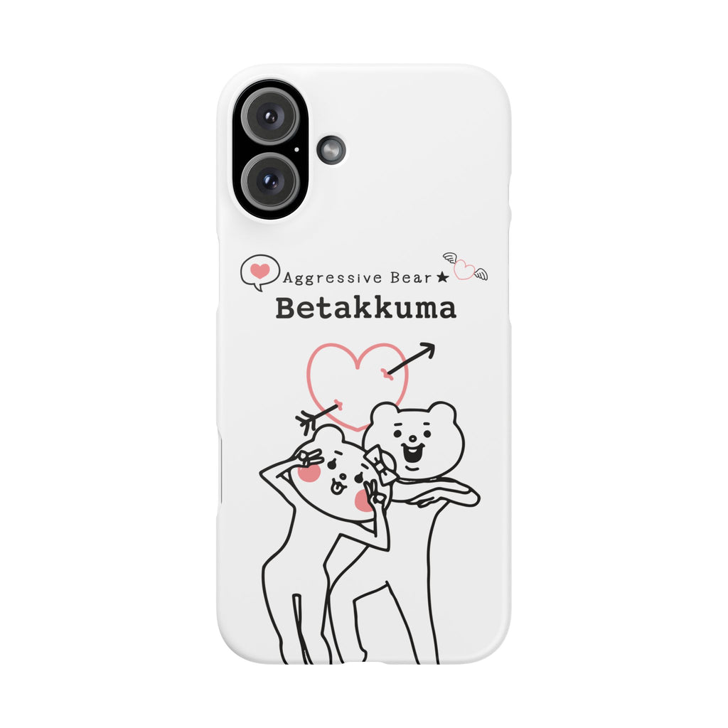 Betakkuma Arrow Heart Phone Case