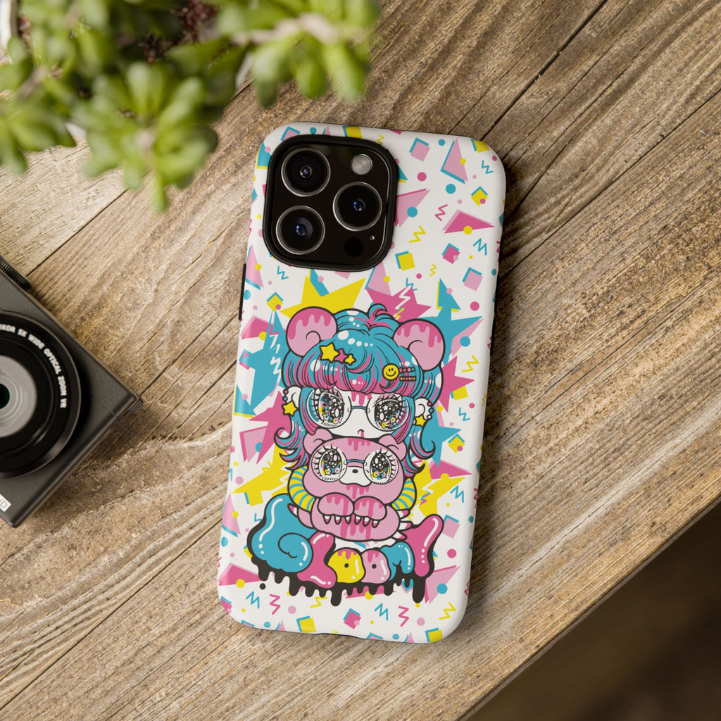 YURIE SEKIYA X GLOOMY BEAR ⭐️ FIRE GIRL PHONE CASE