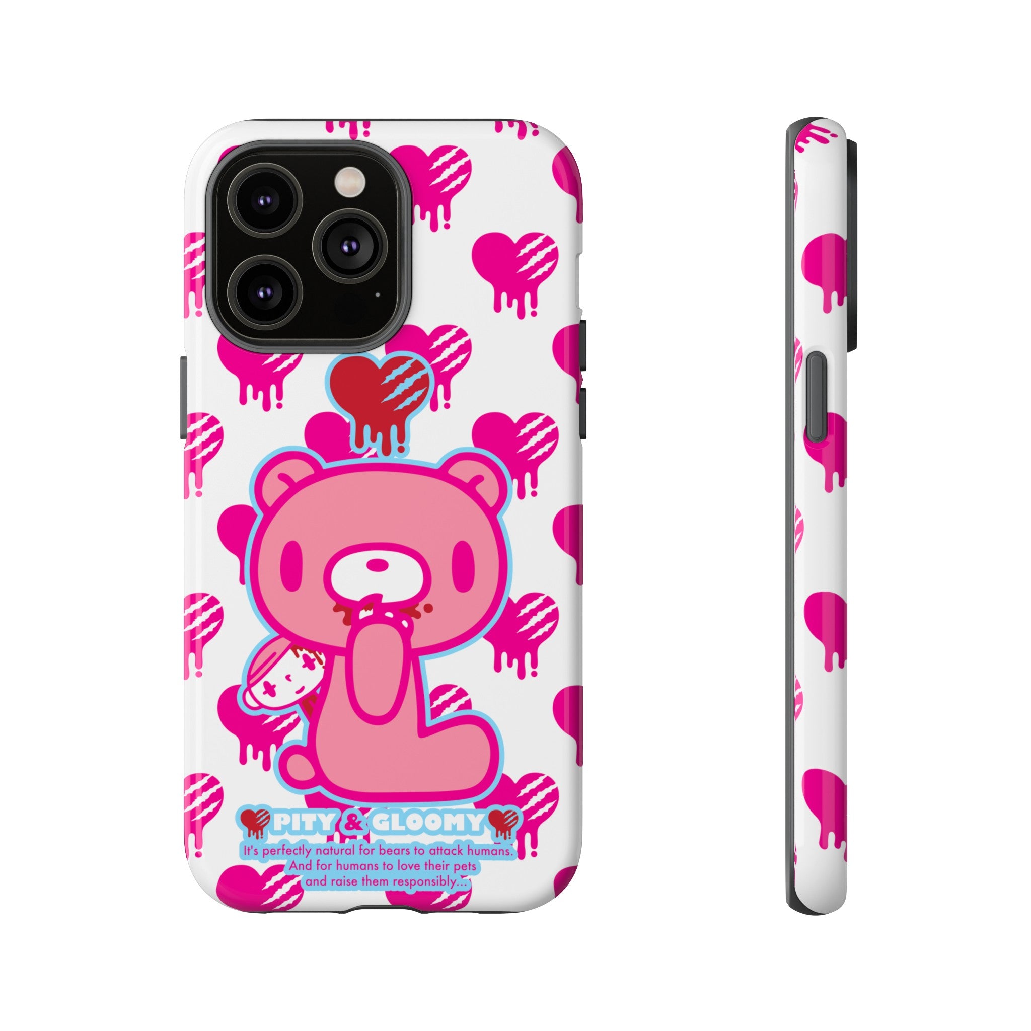 Gloomy Bear White Phone Case