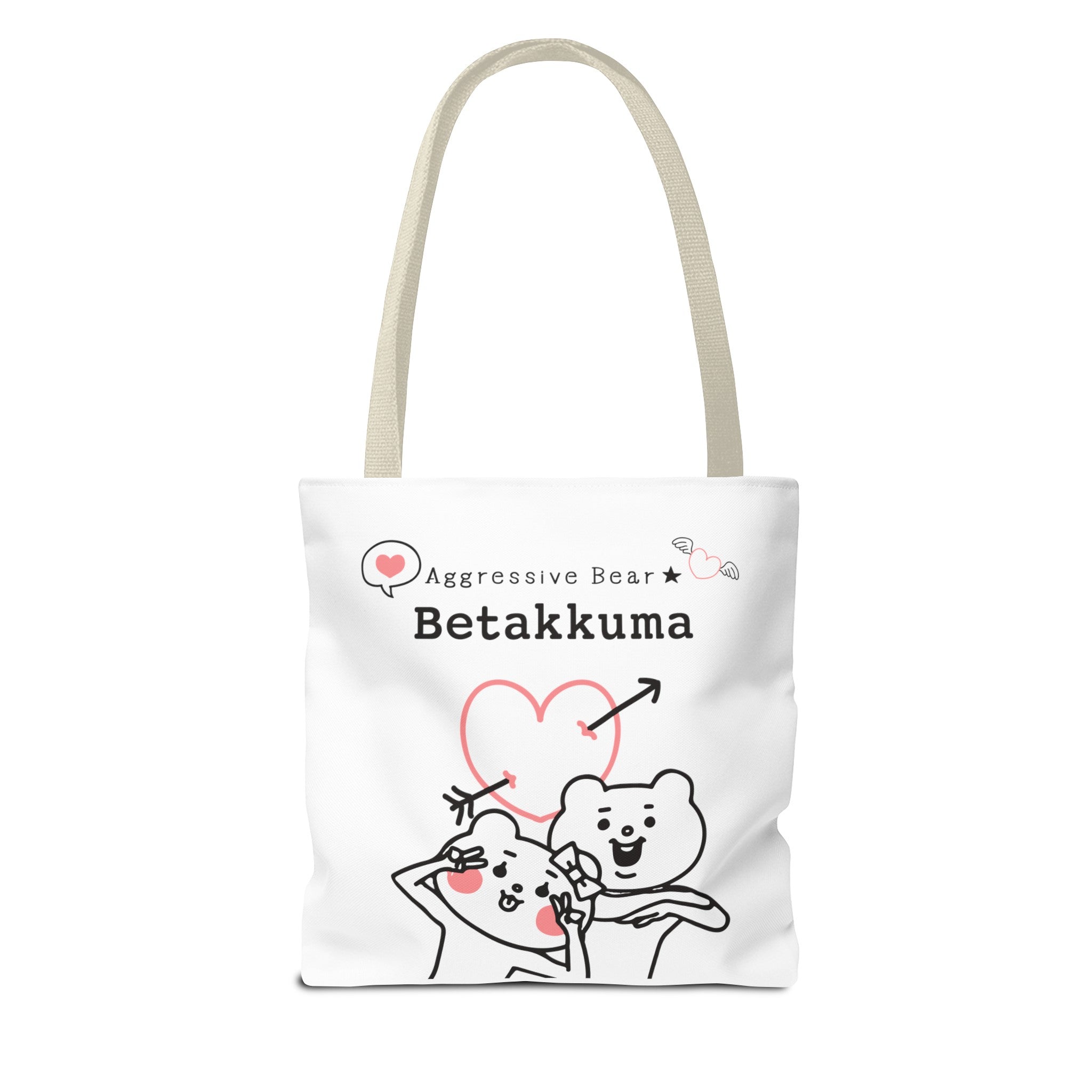 Betakkuma Arrow Heart Tote Bag