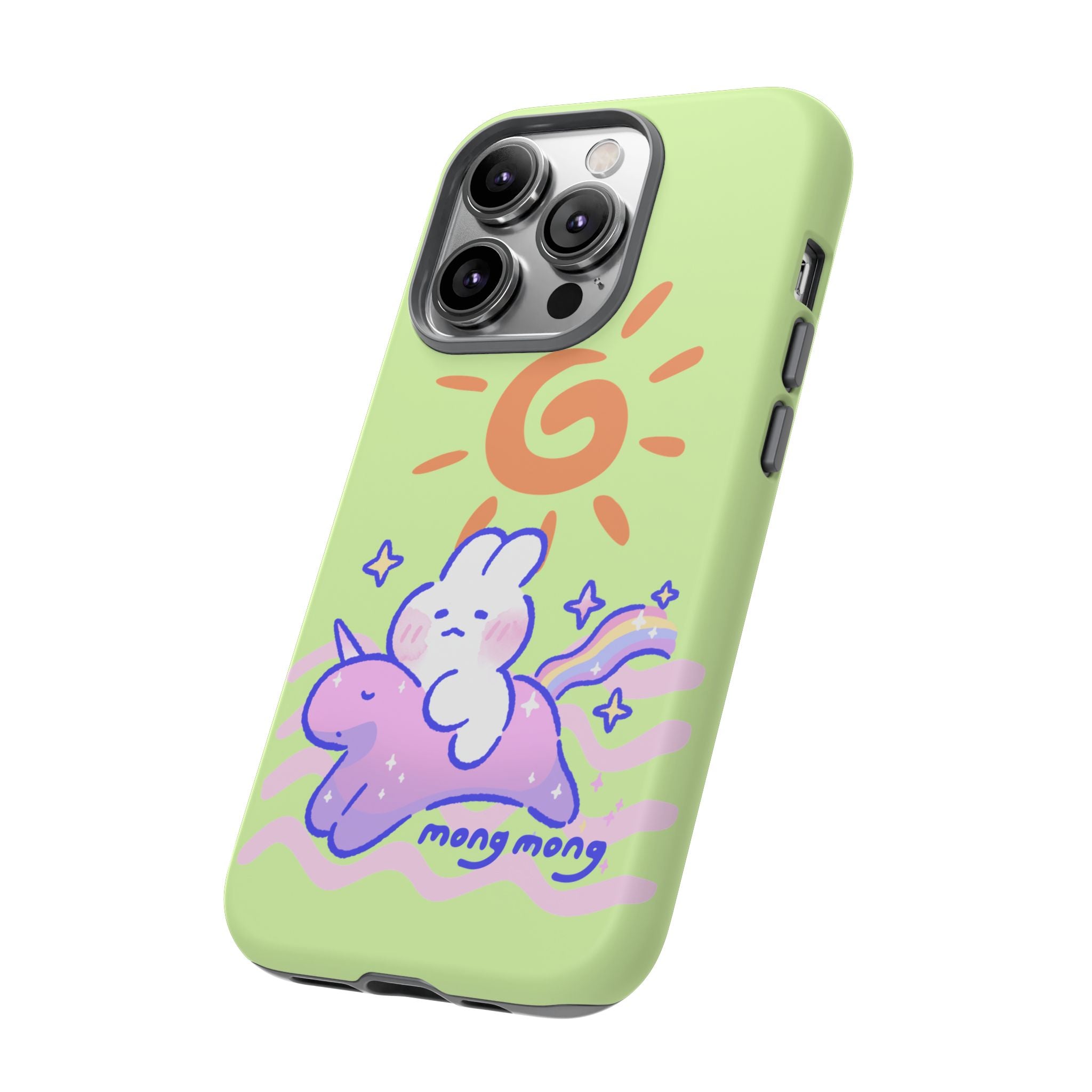 Lovely Mong Mong Ride a Unicorn Phone Case