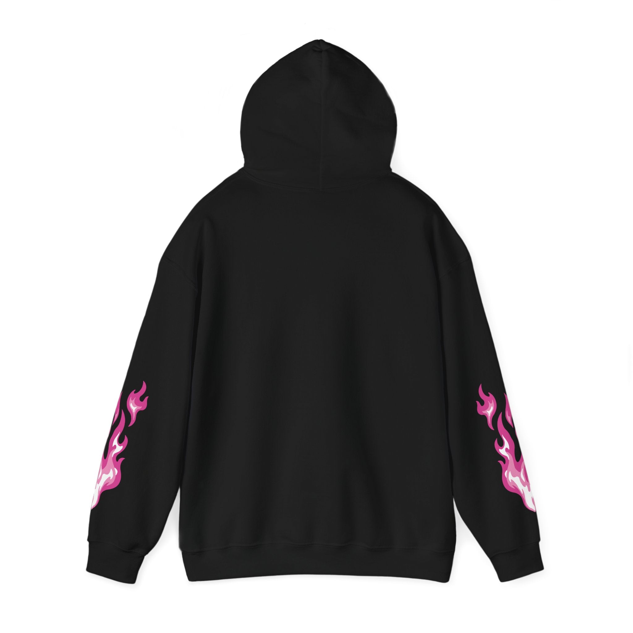 Gloomy Bear Y2k Pink Flame Hoodie