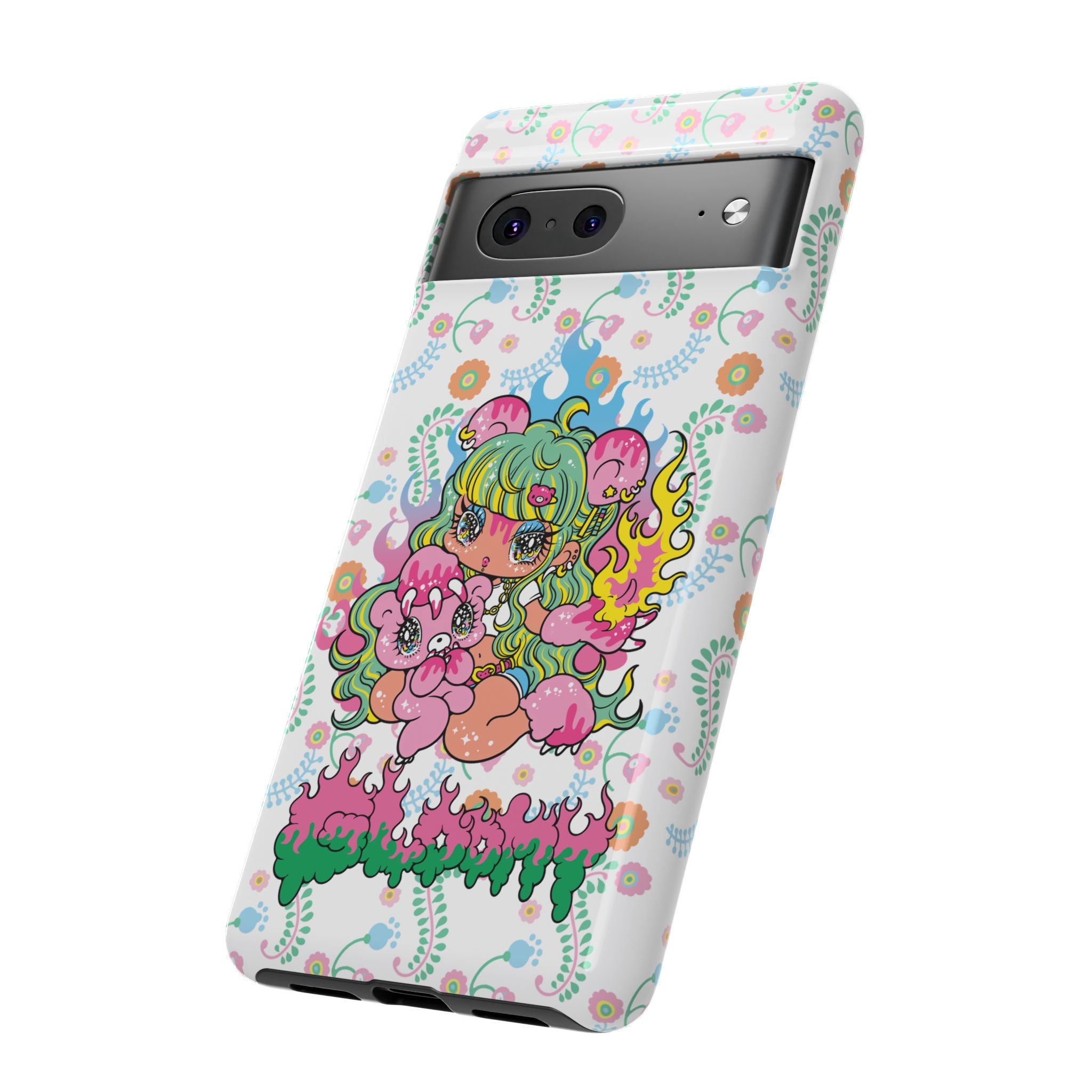 YURIE SEKIYA X GLOOMY BEAR ⭐️ FIRE GIRL PHONE CASE