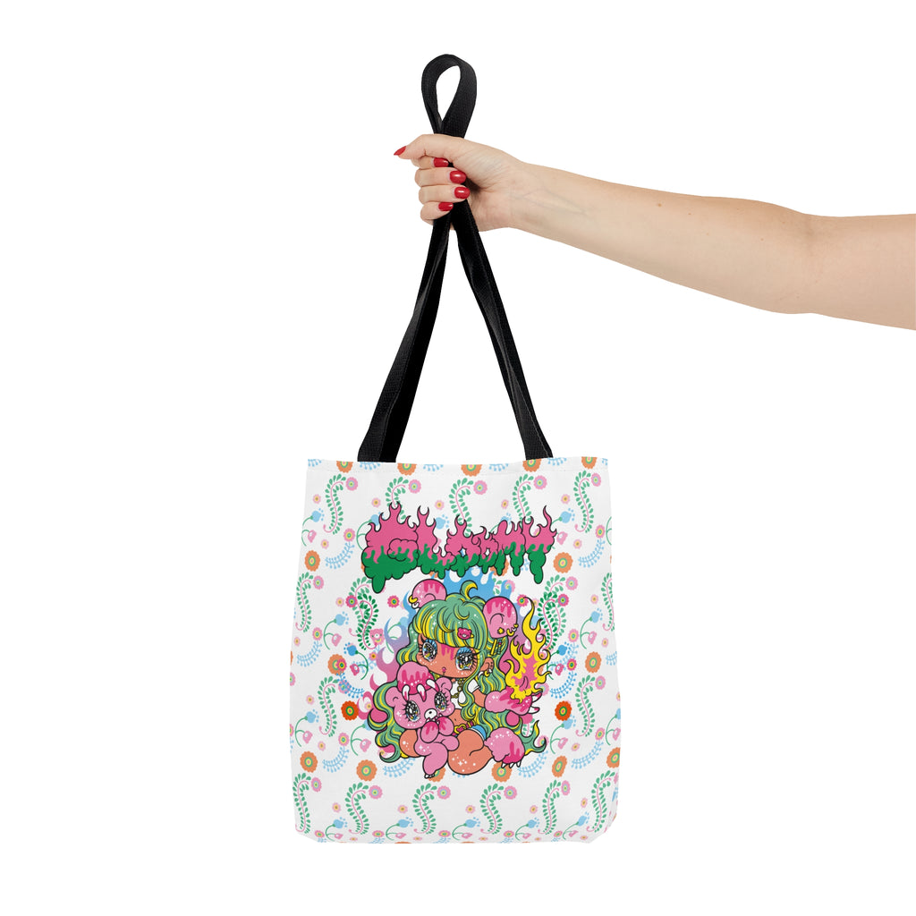 YURIE SEKIYA X GLOOMY BEAR🌟FLAME GAL - Tote Bag