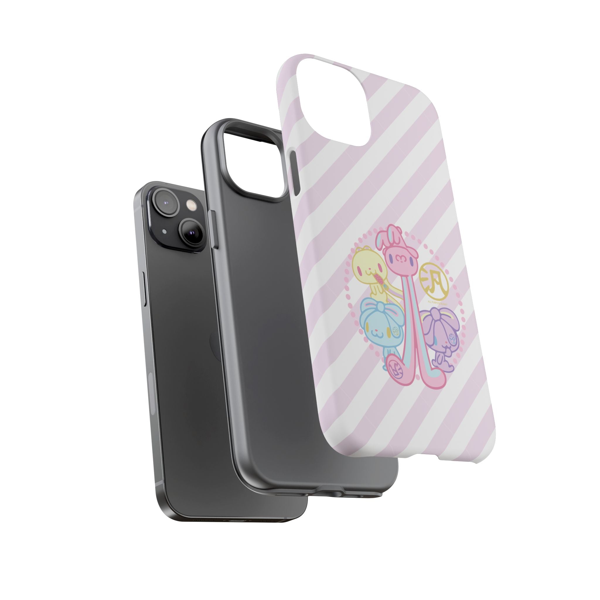 All Purpose Bunny Group Pastel Phone Case