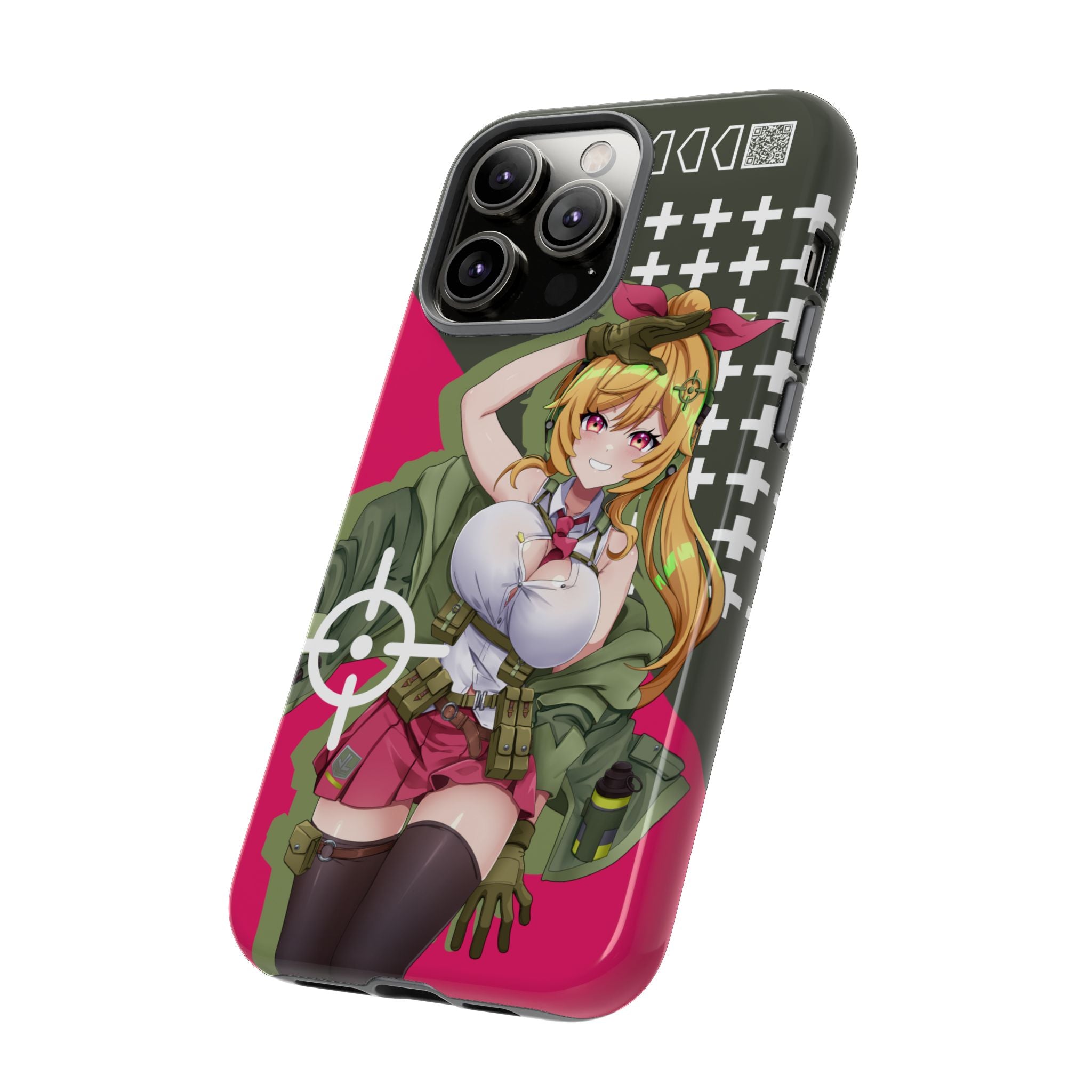 タレットガールズ - ロックオン スマホケース