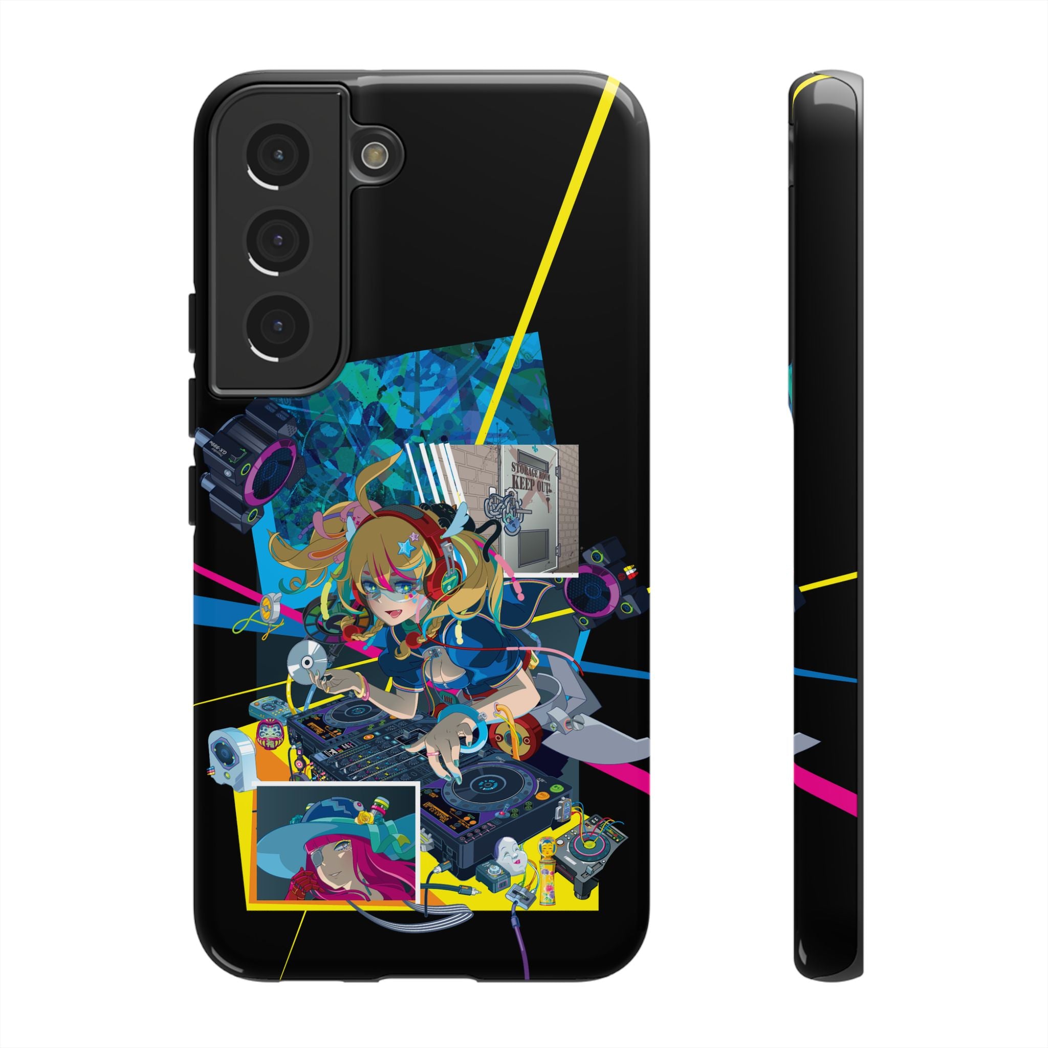 HYPERSONIC music club DJ VAL - Tough Phone Case