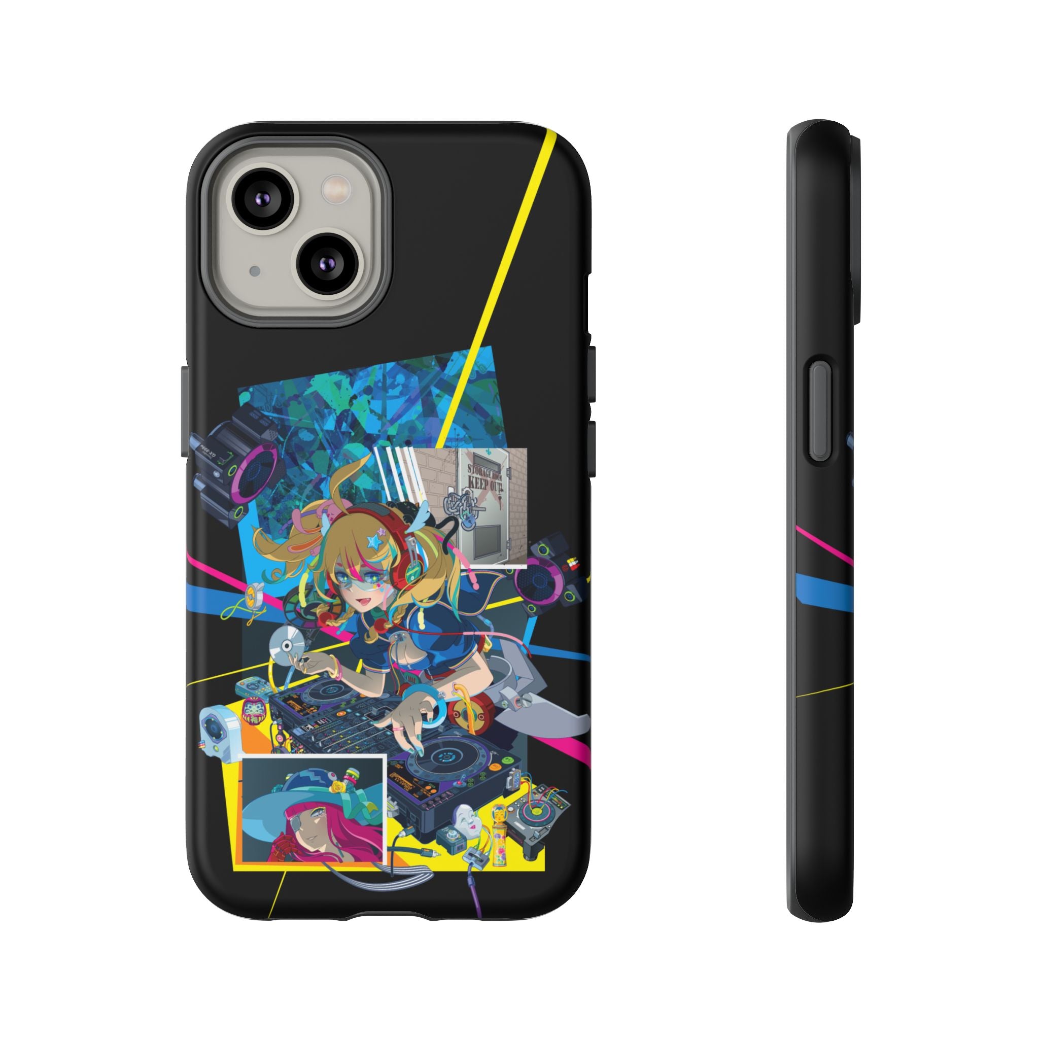 HYPERSONIC music club DJ VAL - Tough Phone Case
