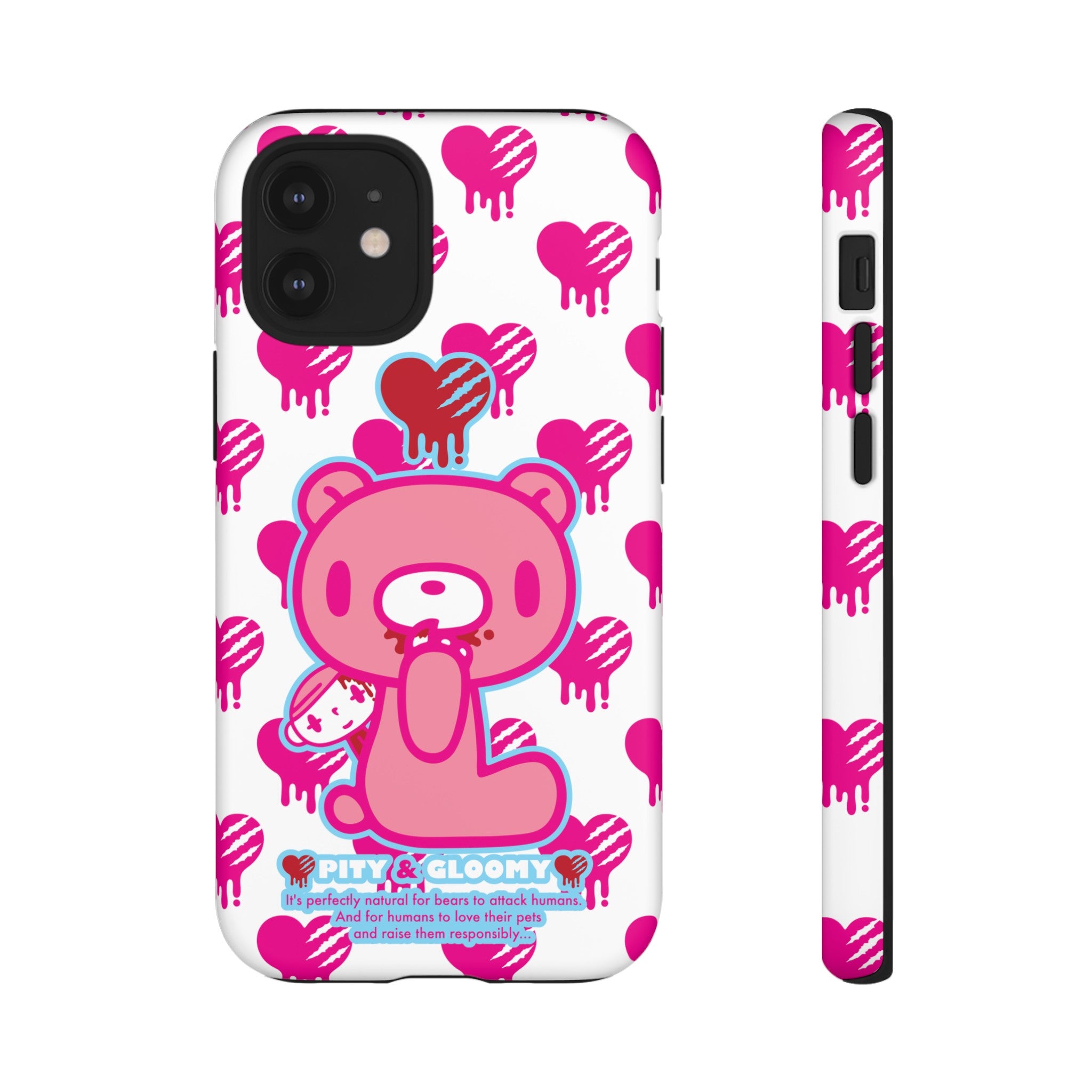 Gloomy Bear White Phone Case