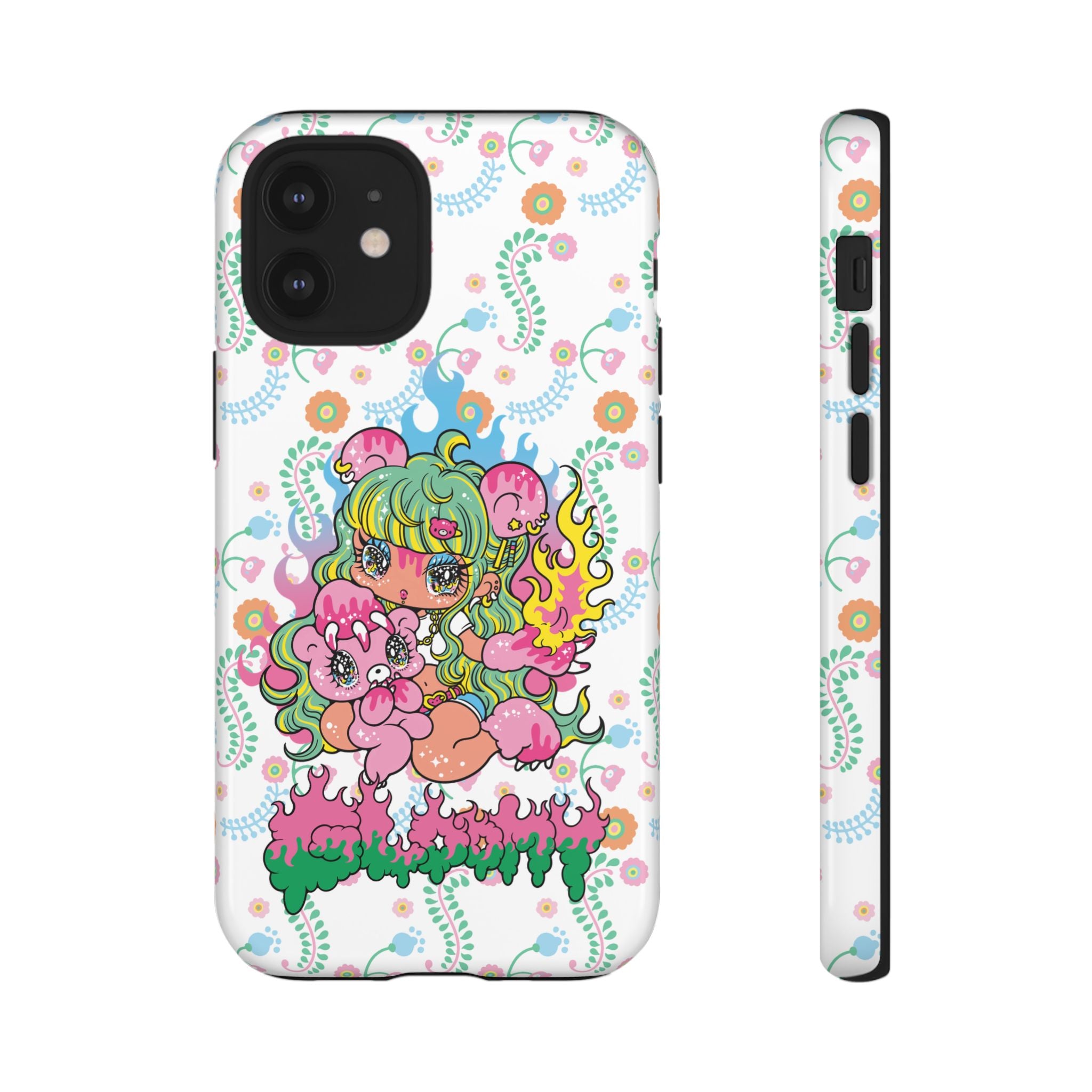 YURIE SEKIYA X GLOOMY BEAR ⭐️ FIRE GIRL PHONE CASE