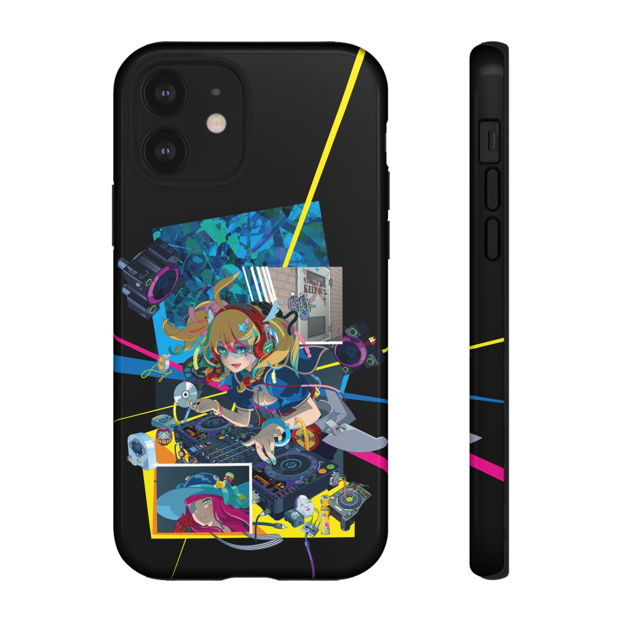 HYPERSONIC music club DJ VAL - Tough Phone Case